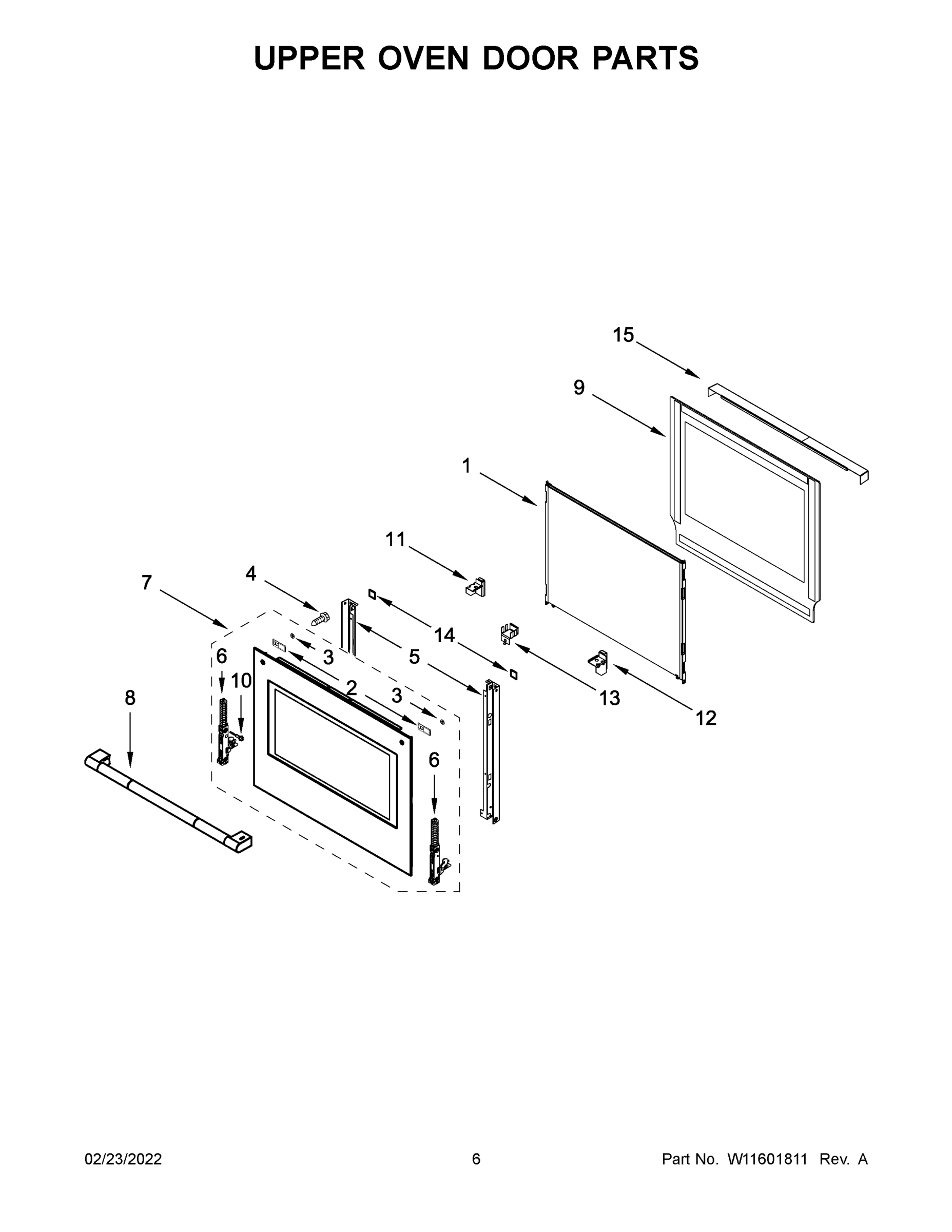 04 - UPPER OVEN DOOR PARTS