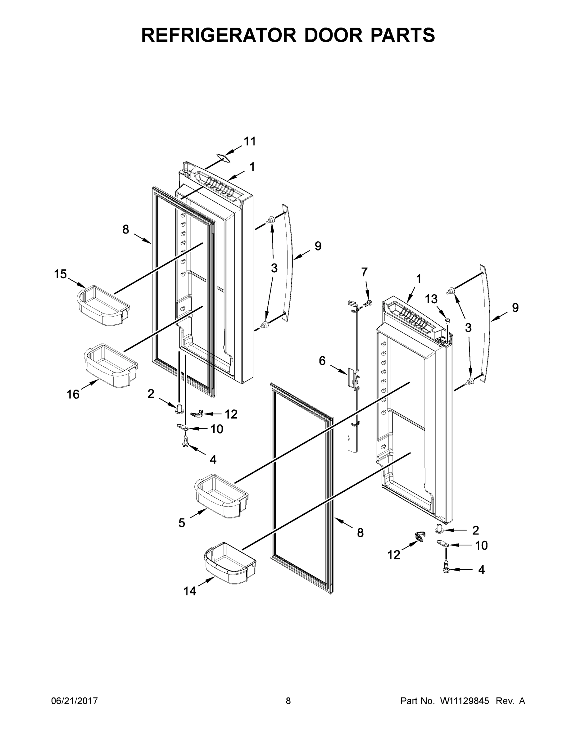 05 - REFRIGERATOR DOOR PARTS