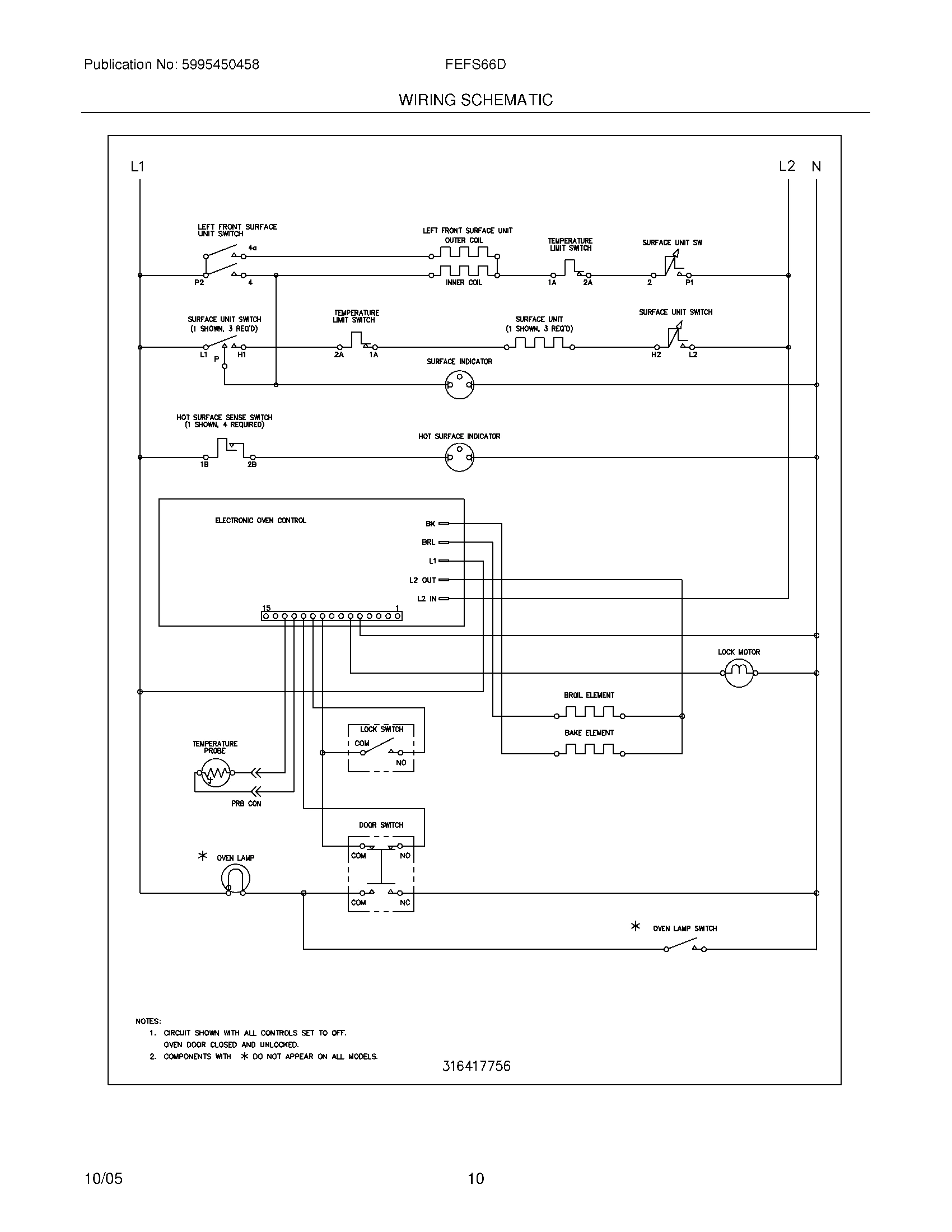 10 - WIRING SCHEMATIC