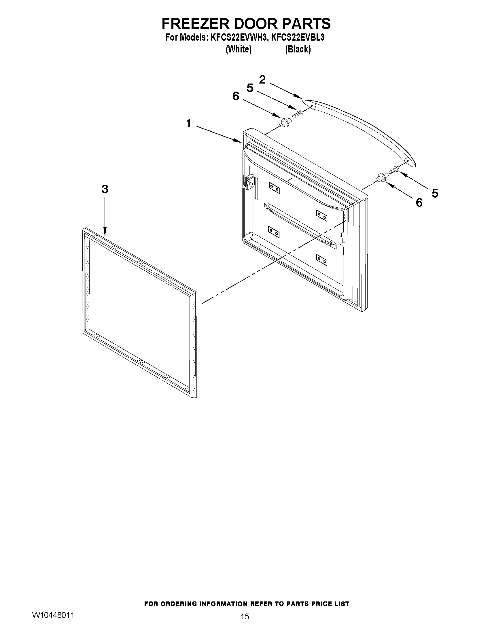 08 - FREEZER DOOR PARTS