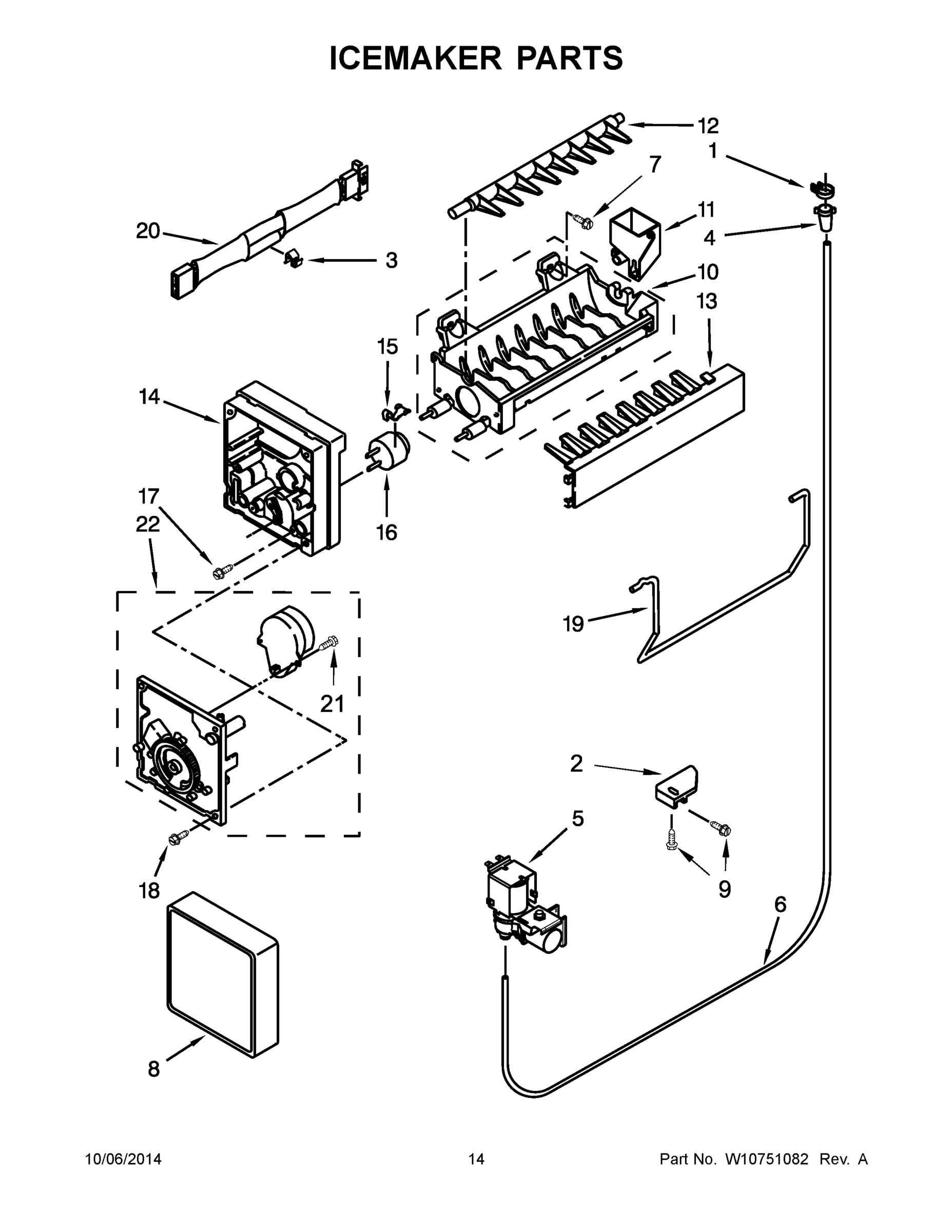 08 - ICEMAKER PARTS