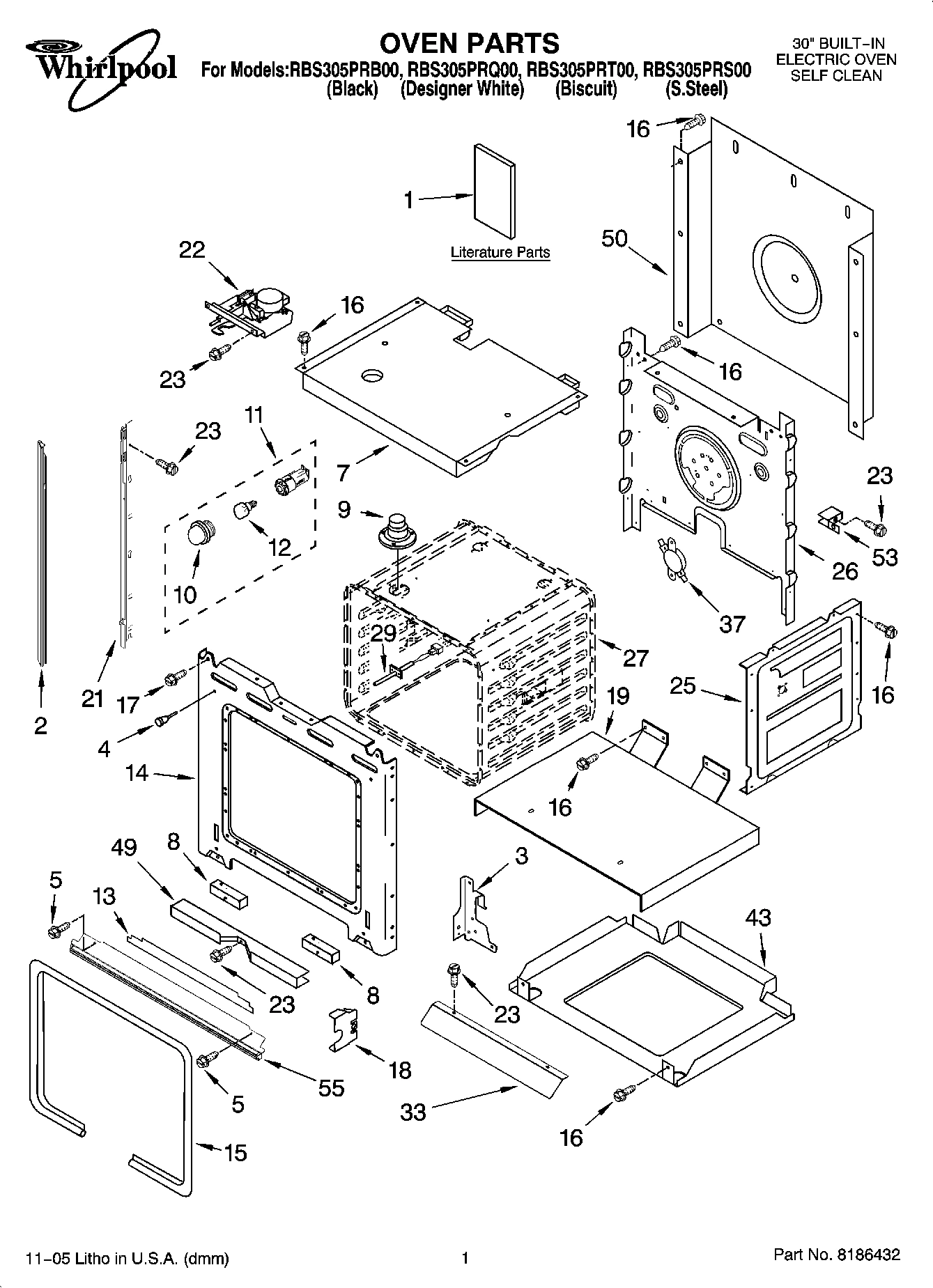 01 - OVEN PARTS