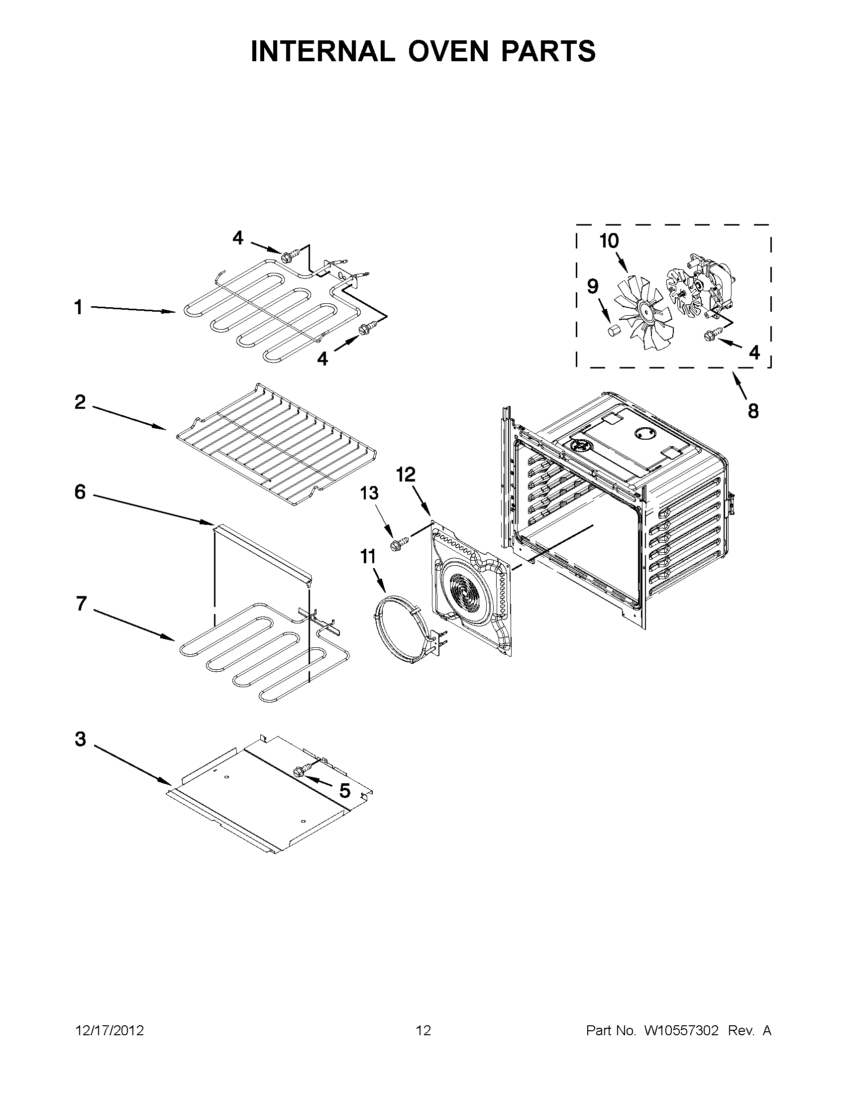 06 - INTERNAL OVEN PARTS