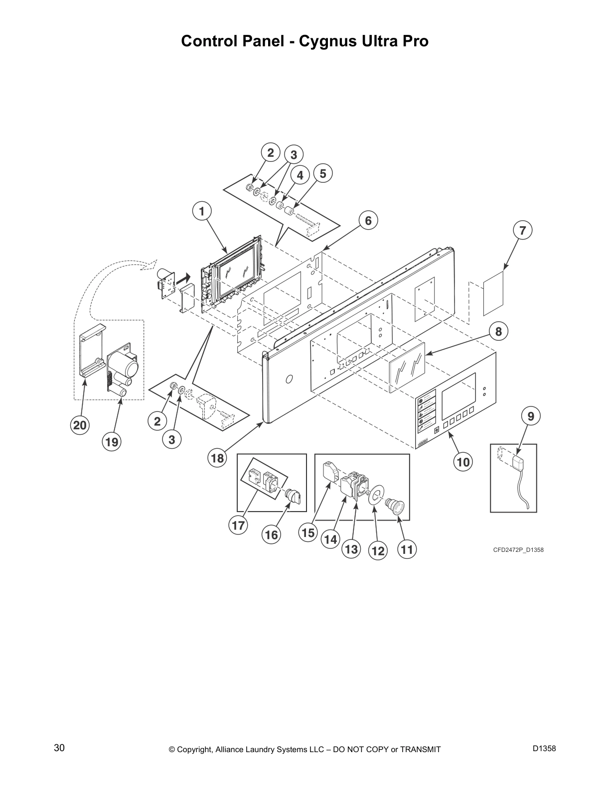 Control Panel - Cygnus Ultra Pro