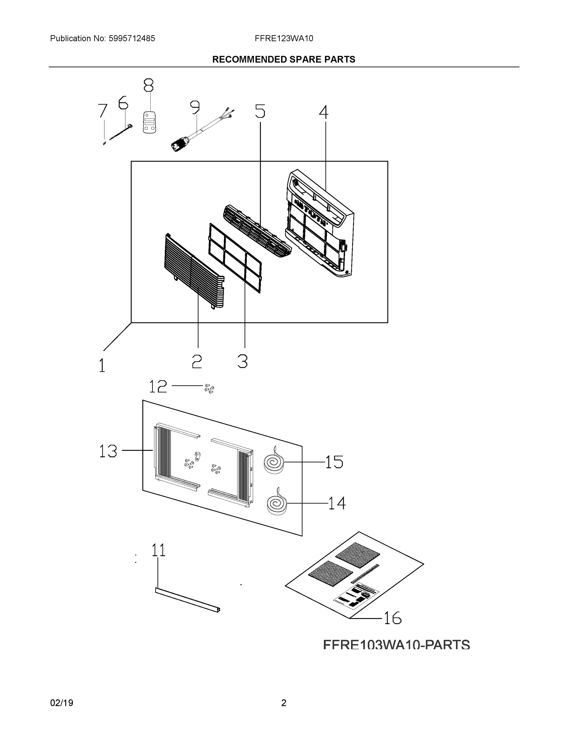 02 - RECOMMENDED SPARE PARTS