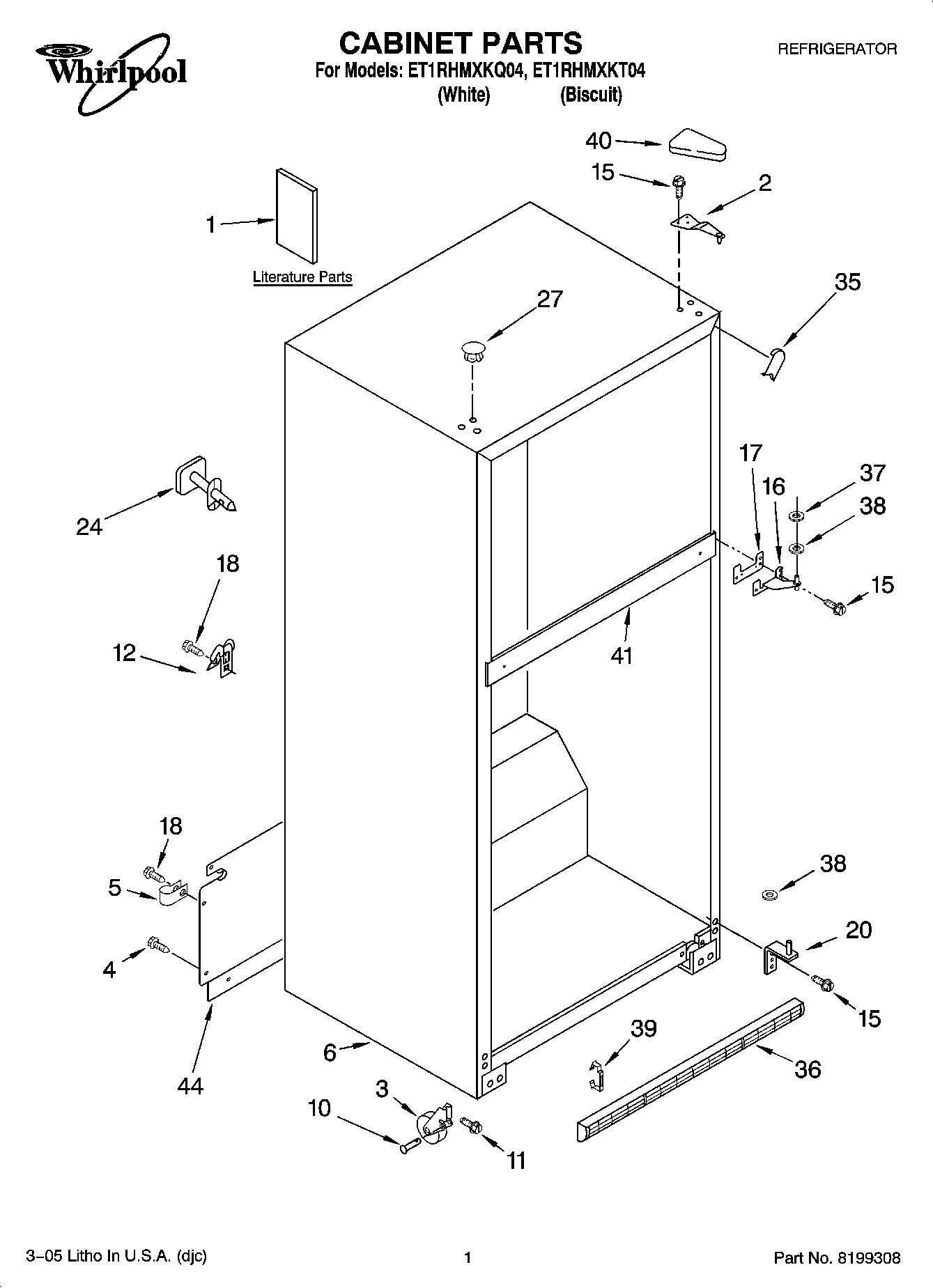 01 - CABINET PARTS
