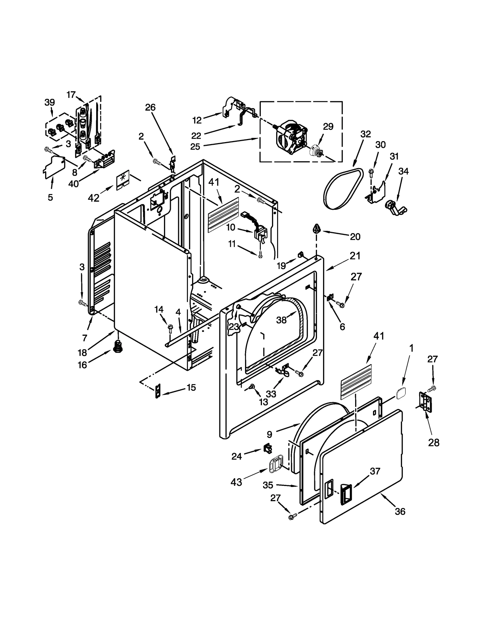 CABINET PARTS