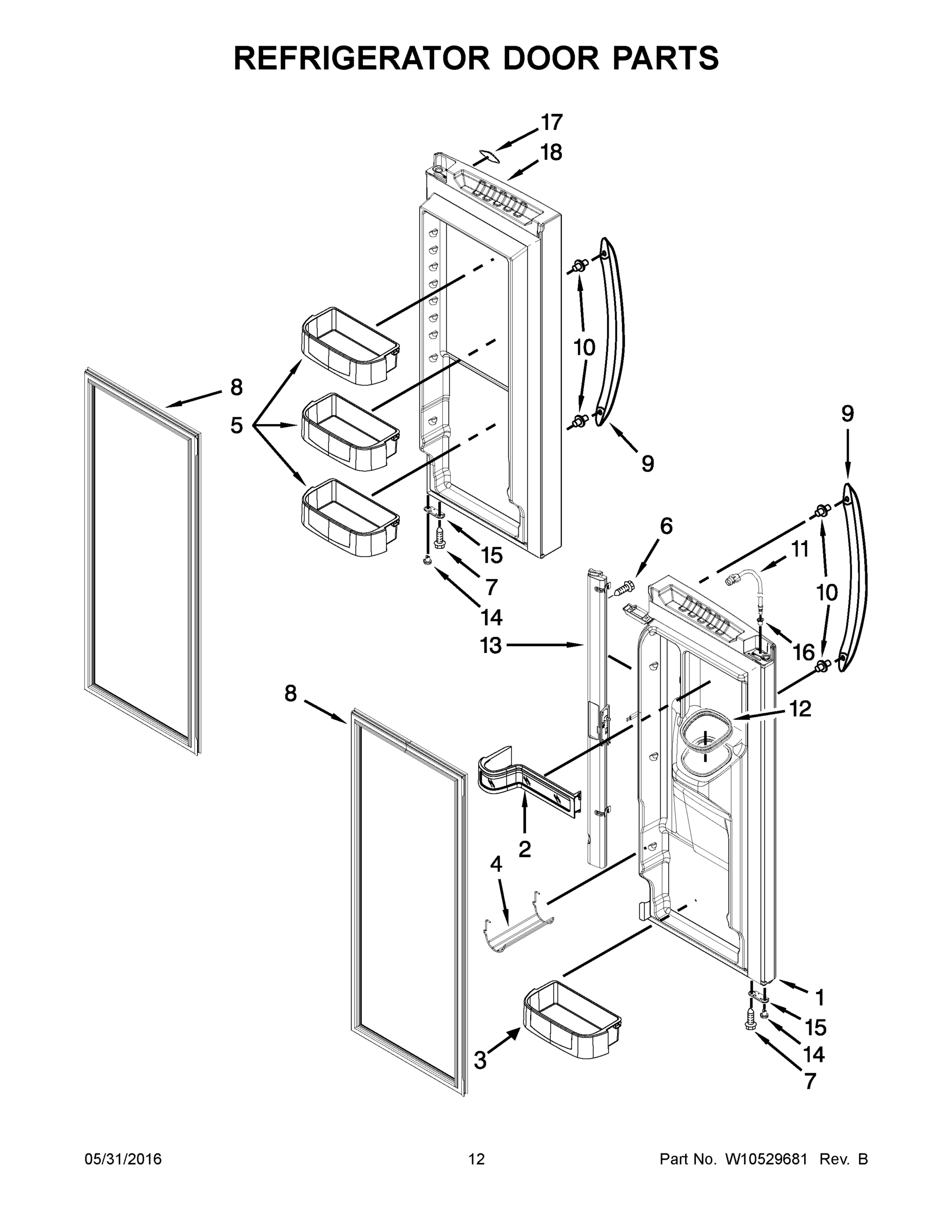07 - REFRIGERATOR DOOR PARTS