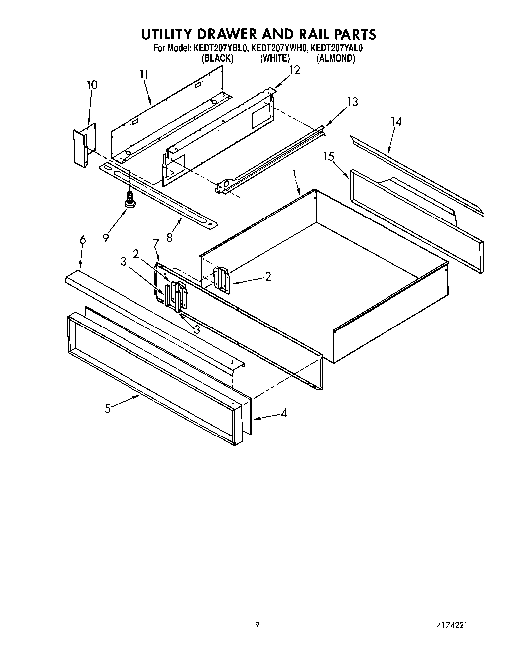 06 - UTILITY DRAWER AND RAIL