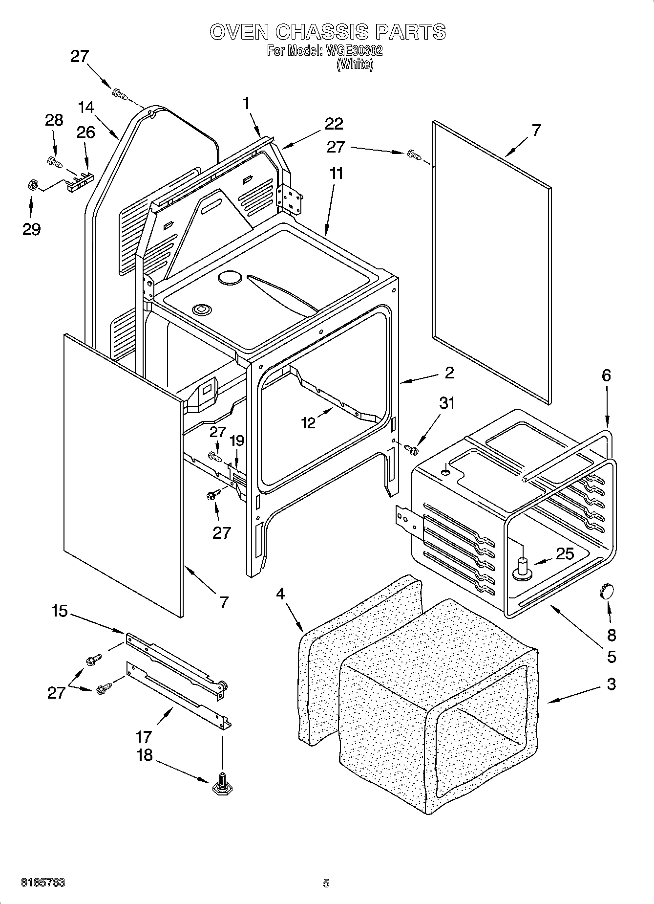 04 - OVEN CHASSIS PARTS