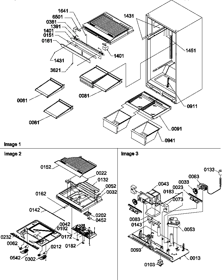 06 - INTERIOR CABINET/DRAIN BLOCK & CTRL ASSY