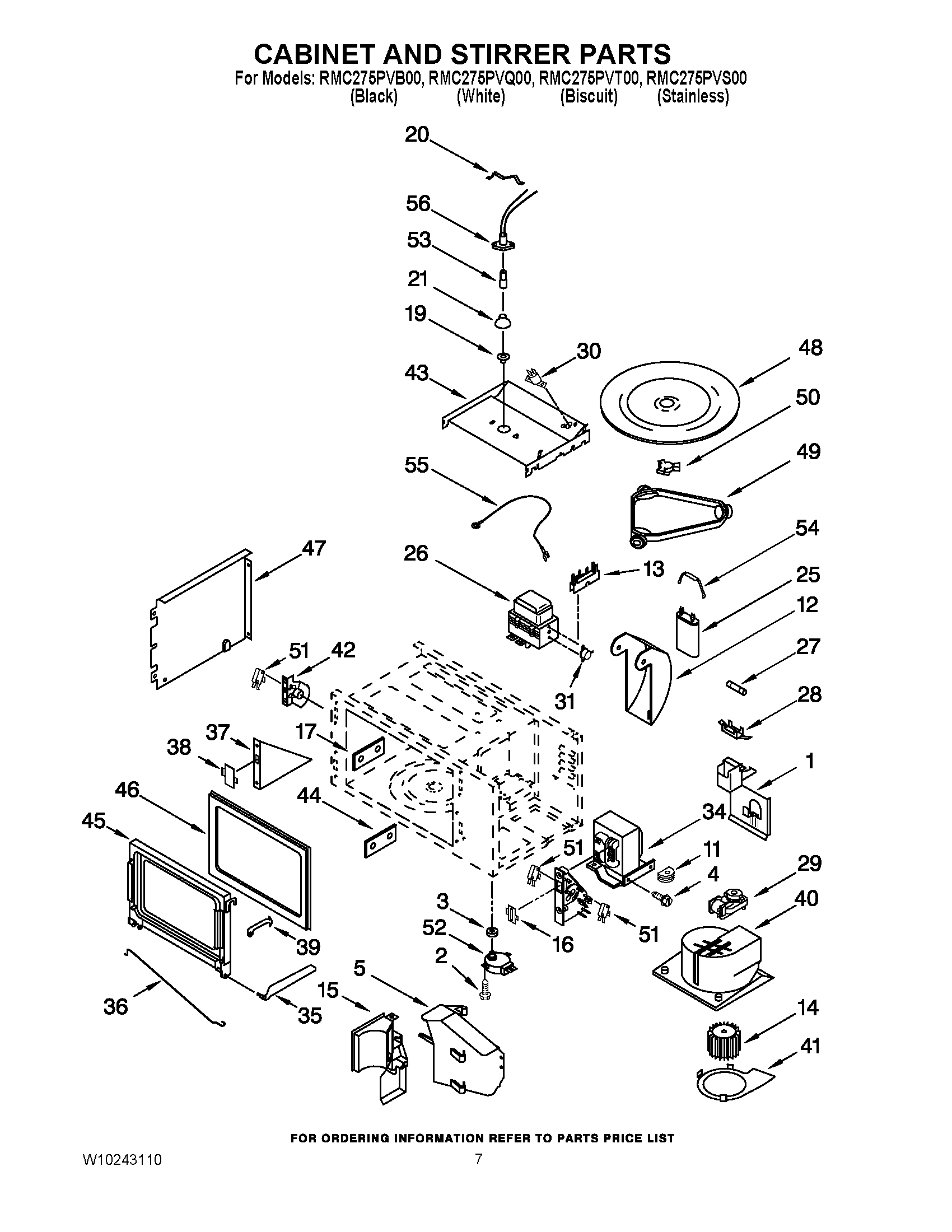 06 - CABINET AND STIRRER PARTS