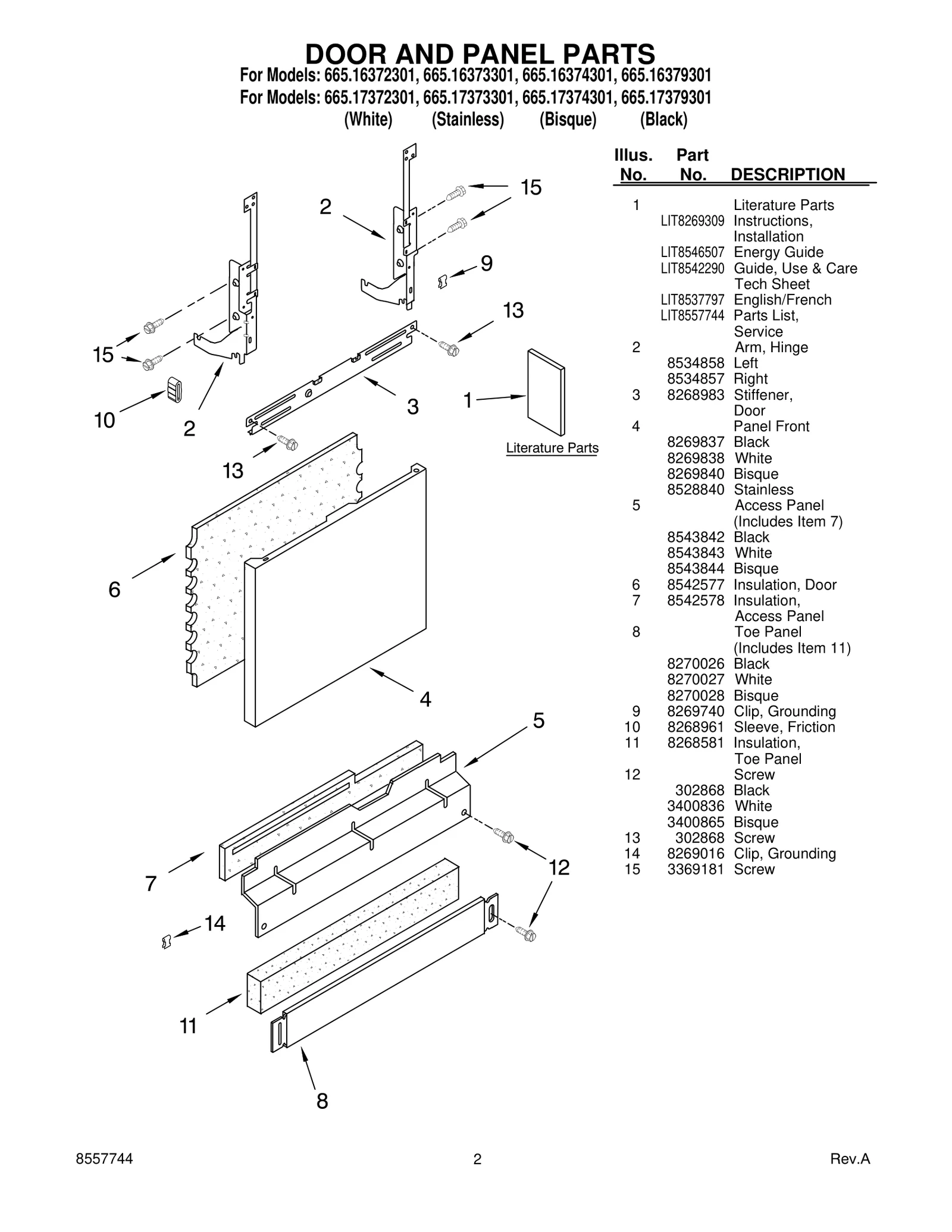 DOOR AND PANEL PARTS