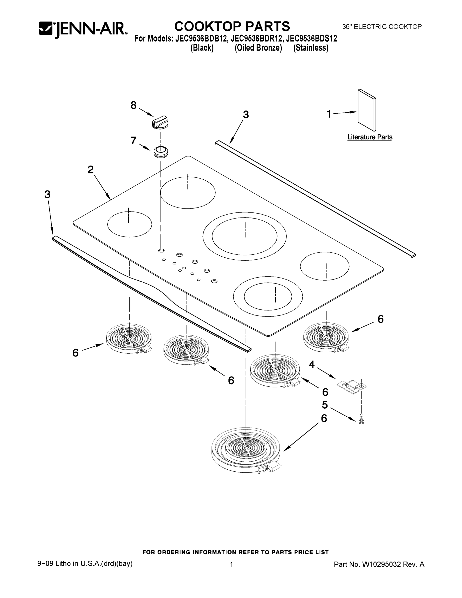 01 - COOKTOP PARTS
