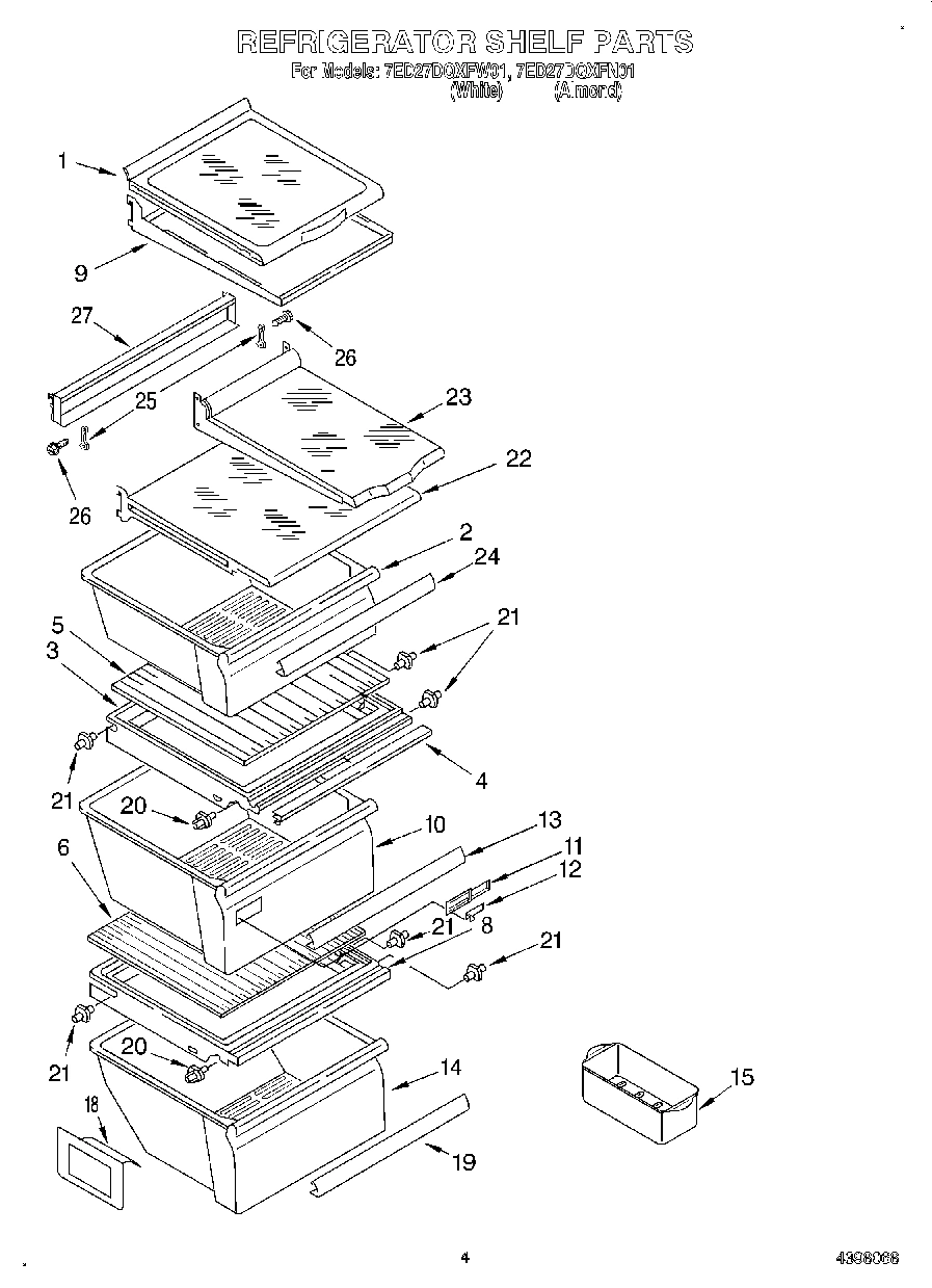 03 - REFRIGERATOR SHELF