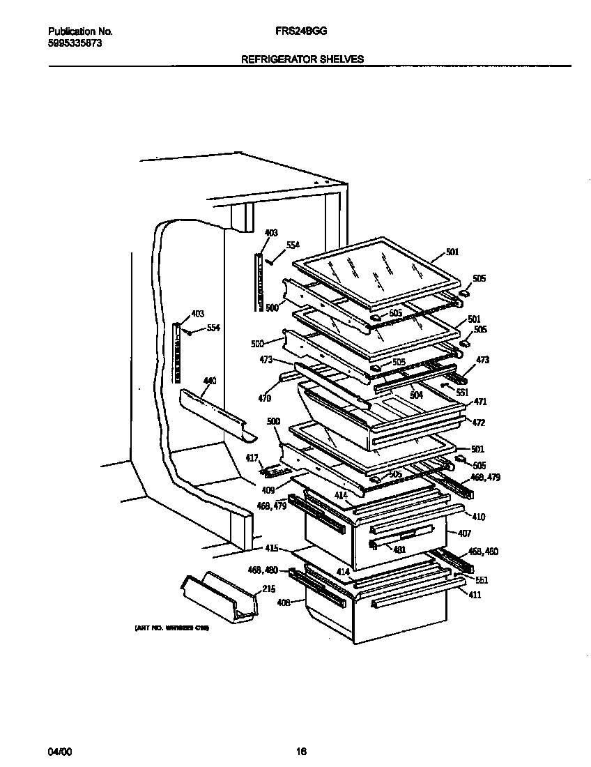 09 - REFRIGERATOR SHELVES