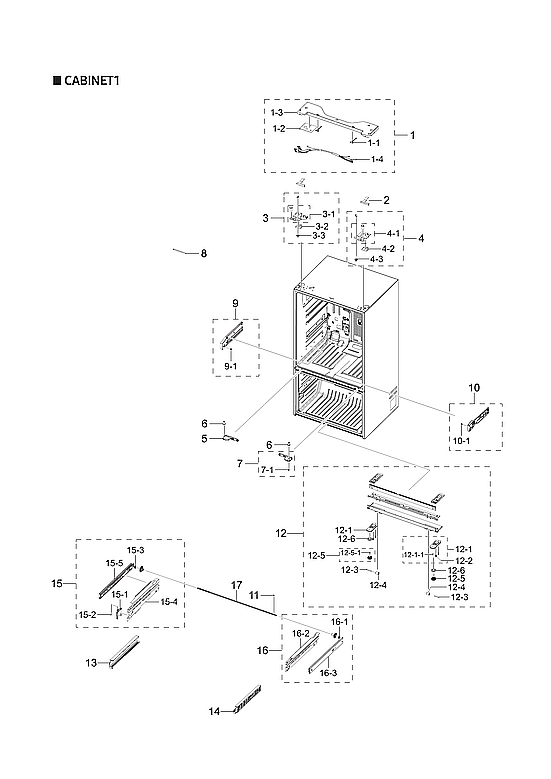 Cabinet 1 Parts
