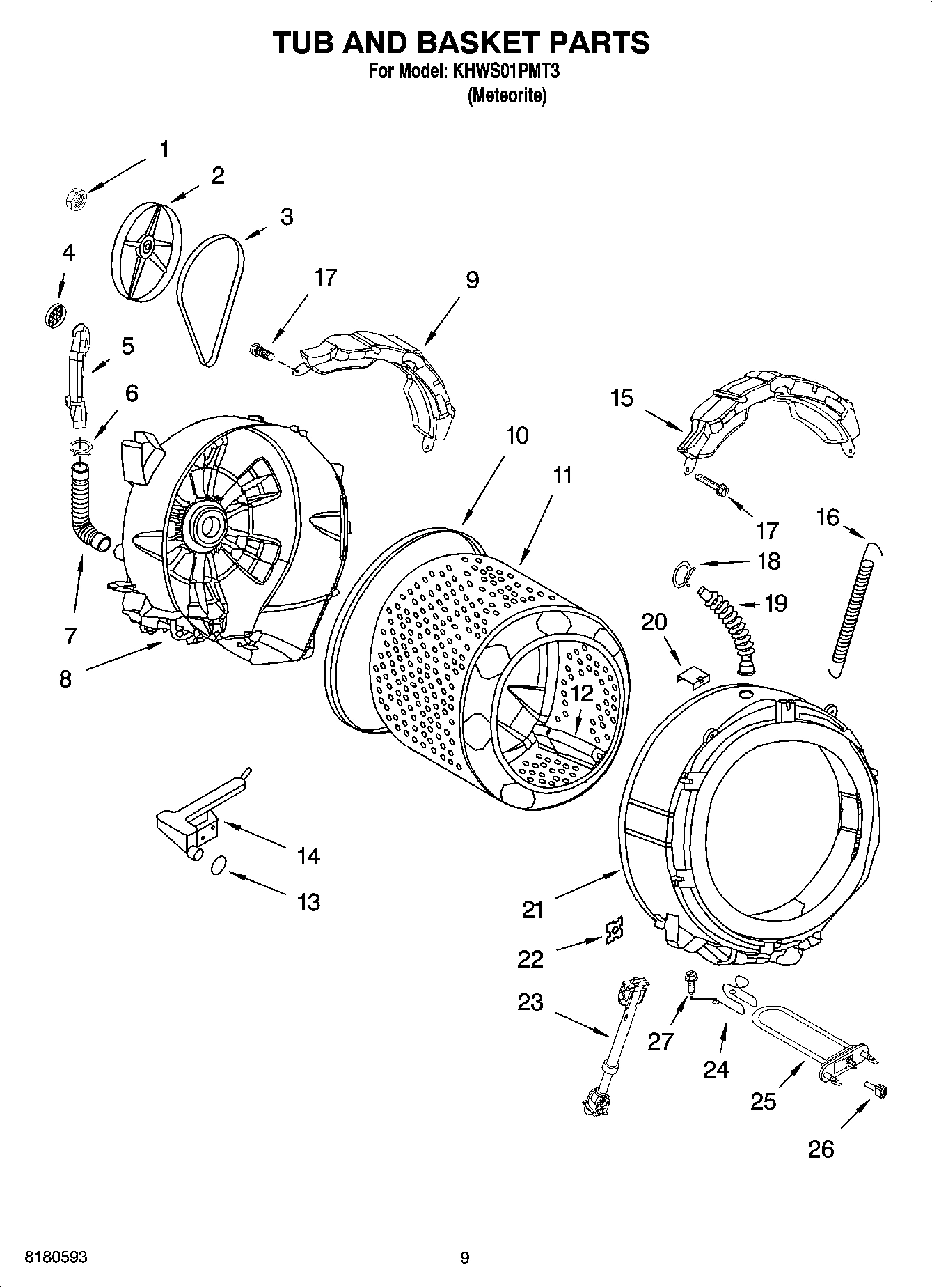 05 - TUB AND BASKET PARTS