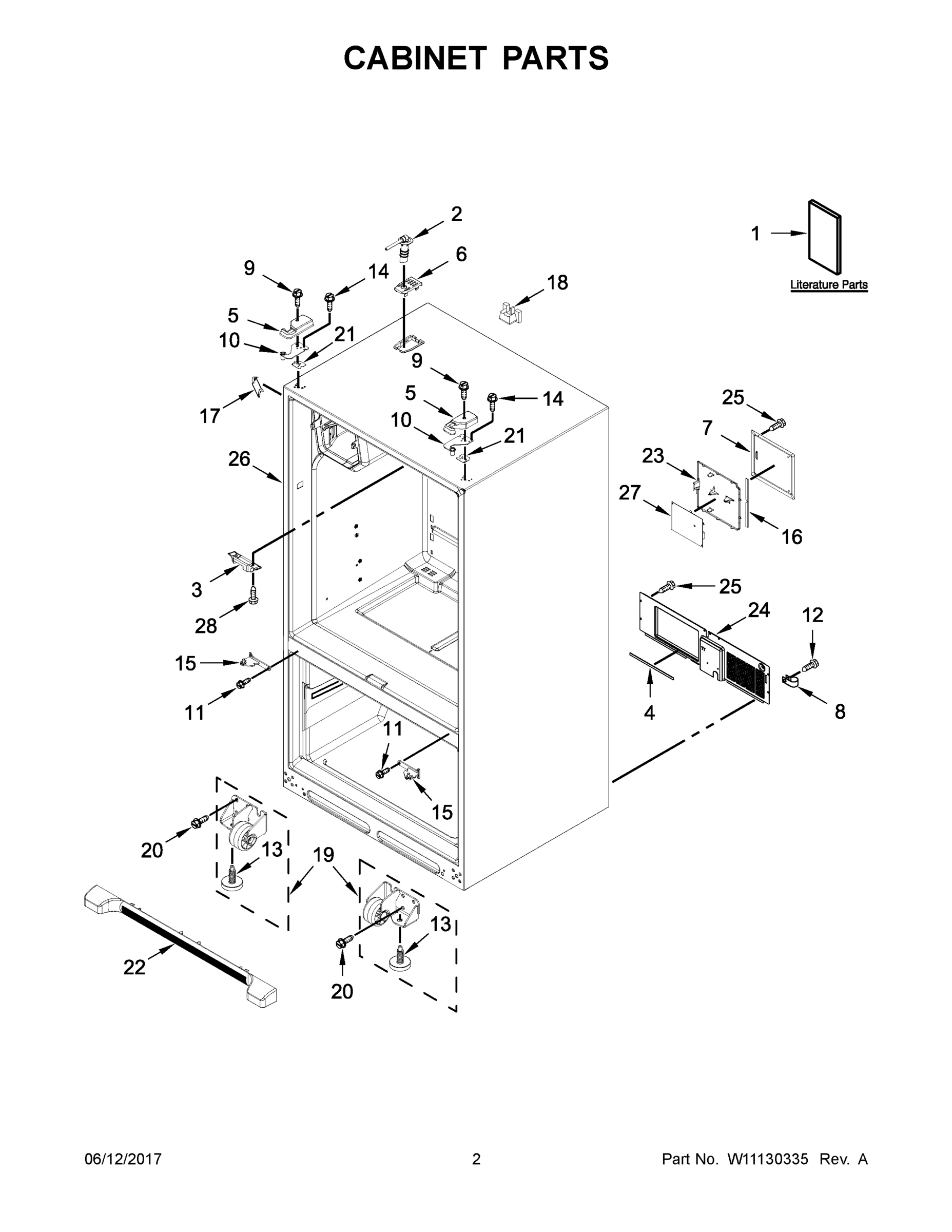 02 - CABINET PARTS
