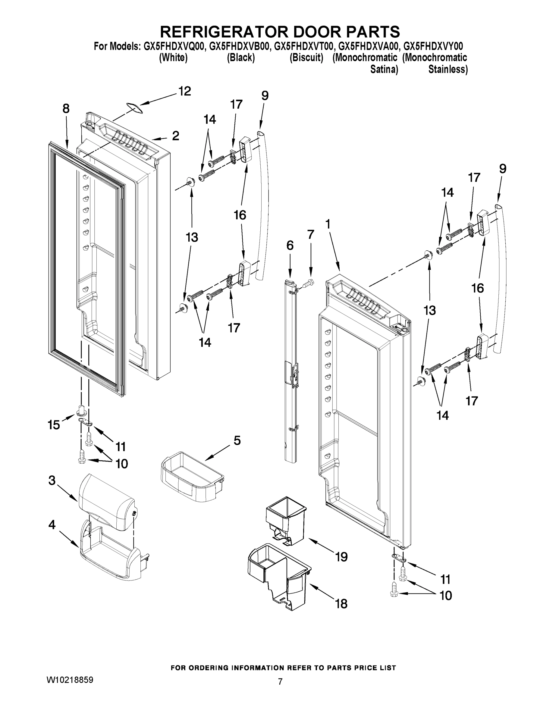 05 - REFRIGERATOR DOOR PARTS