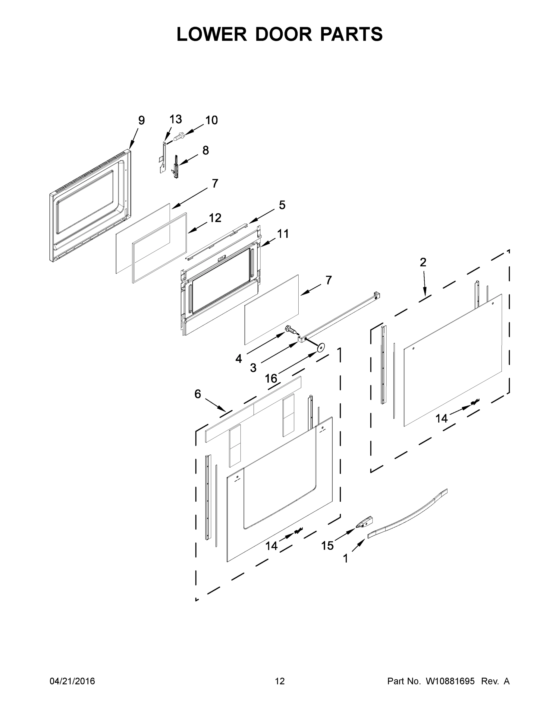 07 - LOWER DOOR PARTS