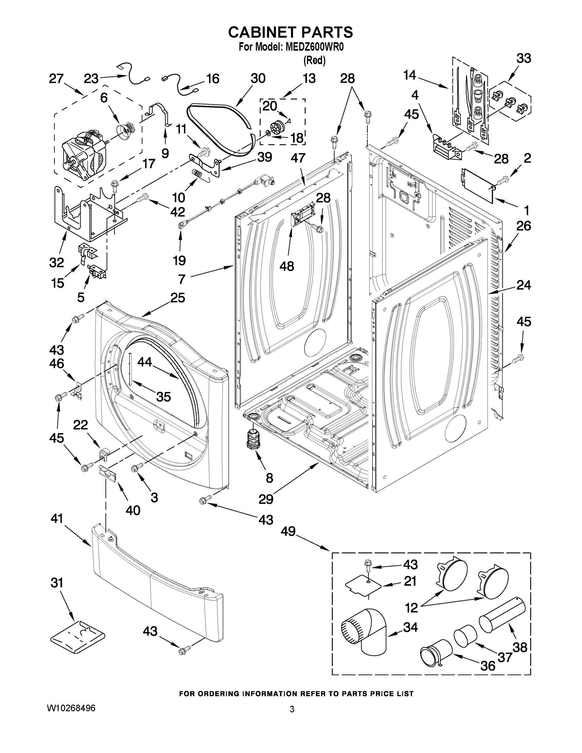 02 - CABINET PARTS