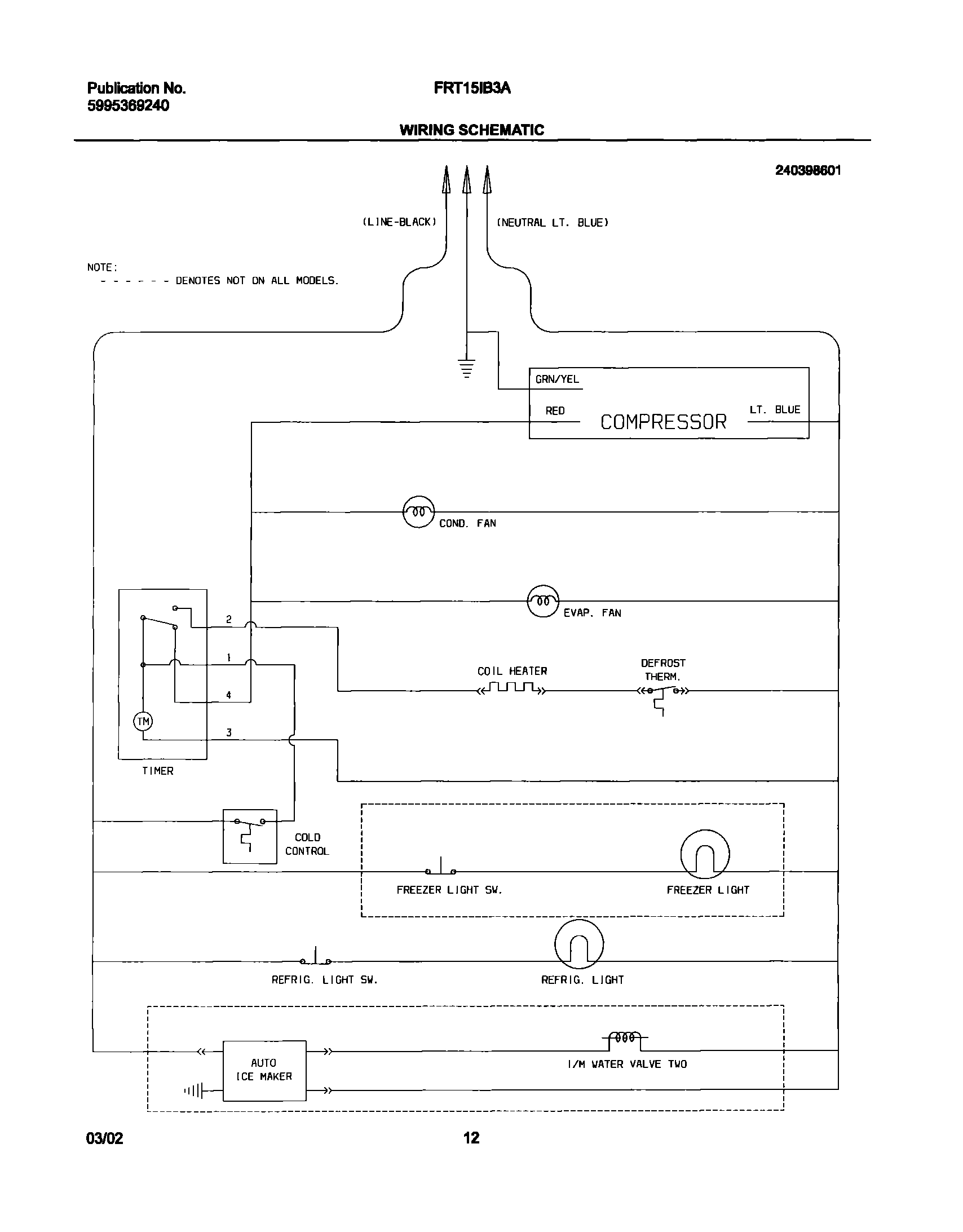 12 - WIRING SCHEMATIC