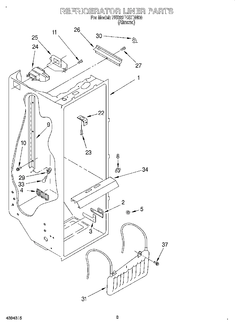 02 - REFRIGERATOR LINER