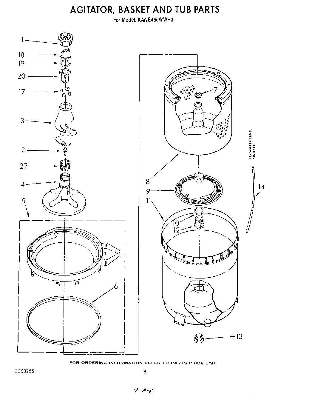 06 - AGITATOR, BASKET AND TUB