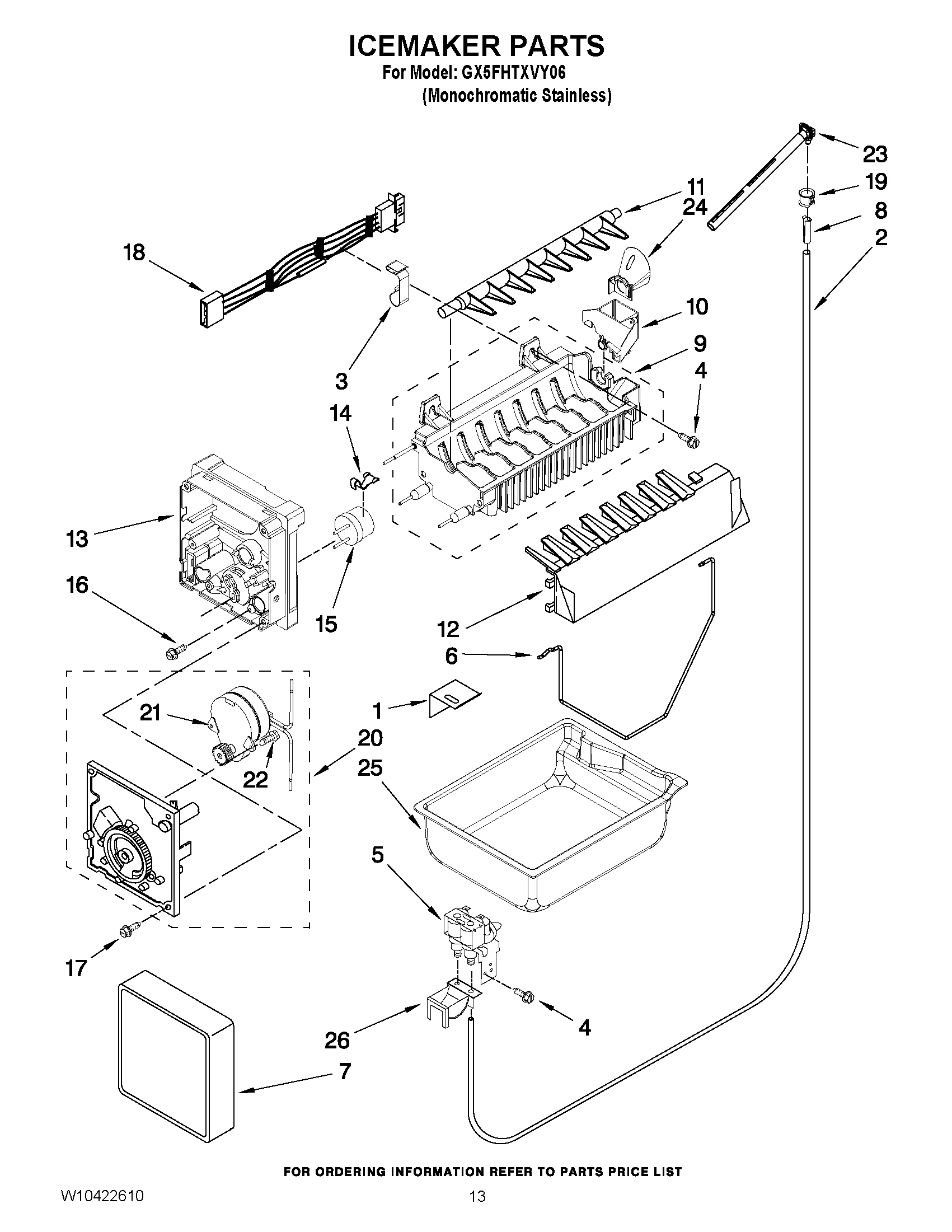 08 - ICEMAKER PARTS
