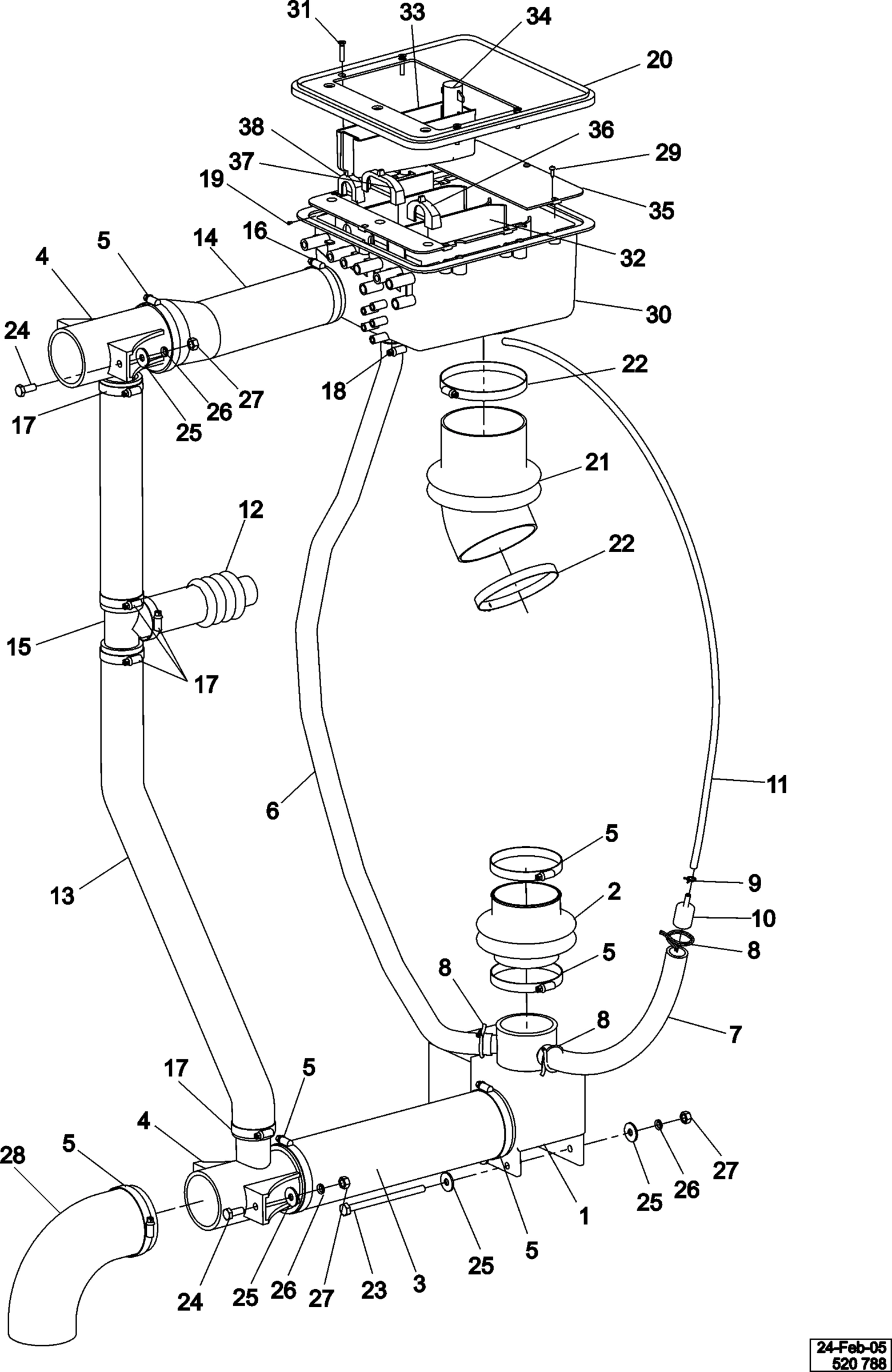 06 - SOAP BOX, DRAIN & HOSE ASSEMBLY
