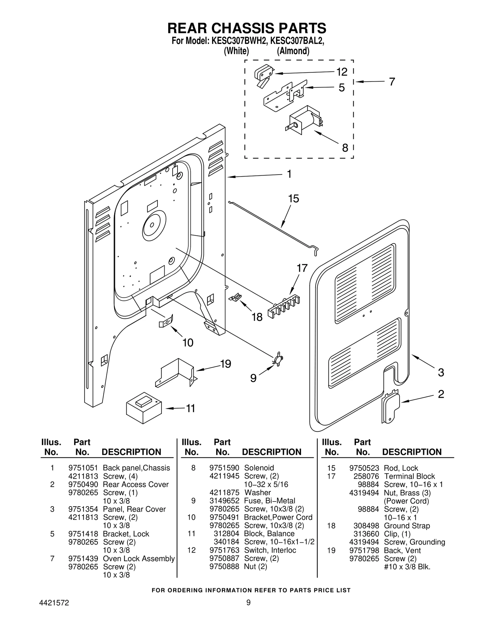 REAR CHASSIS PARTS