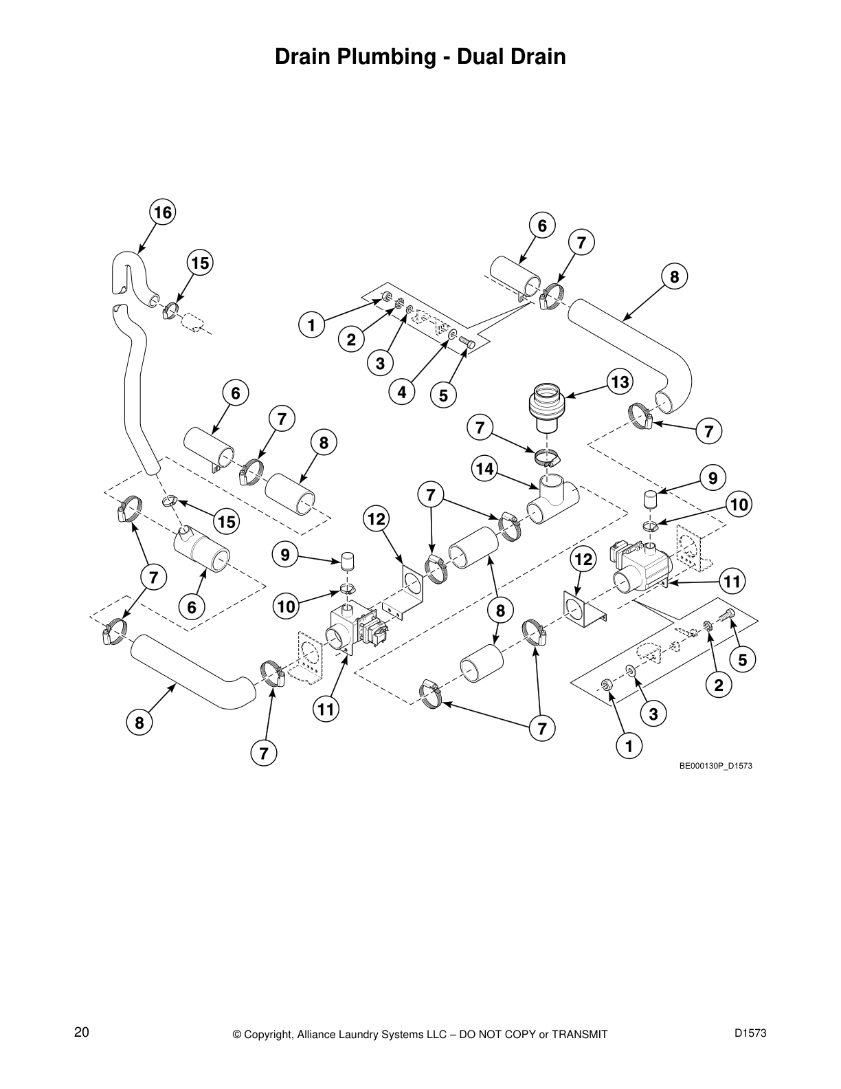 Drain Plumbing - Dual Drain