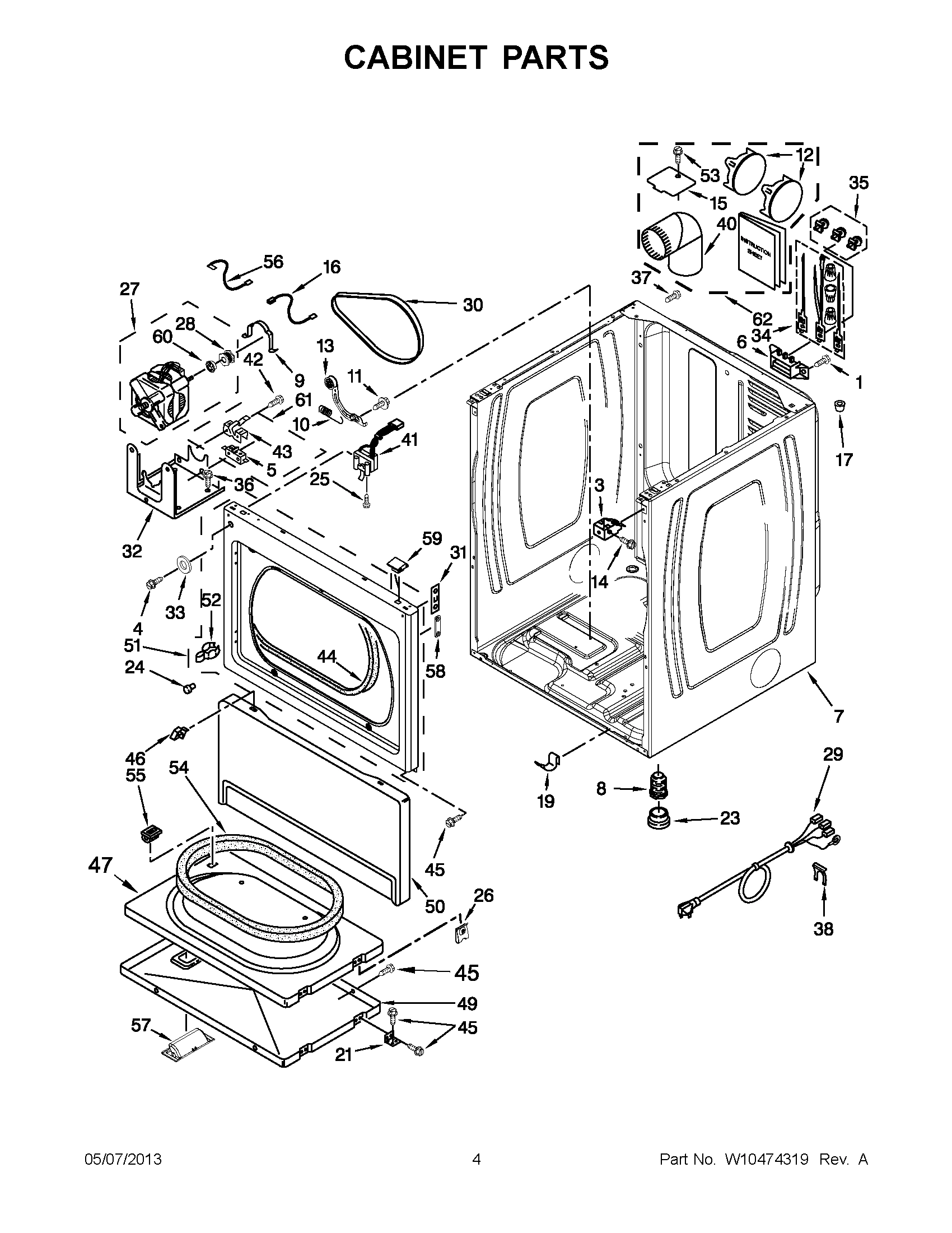02 - CABINET PARTS