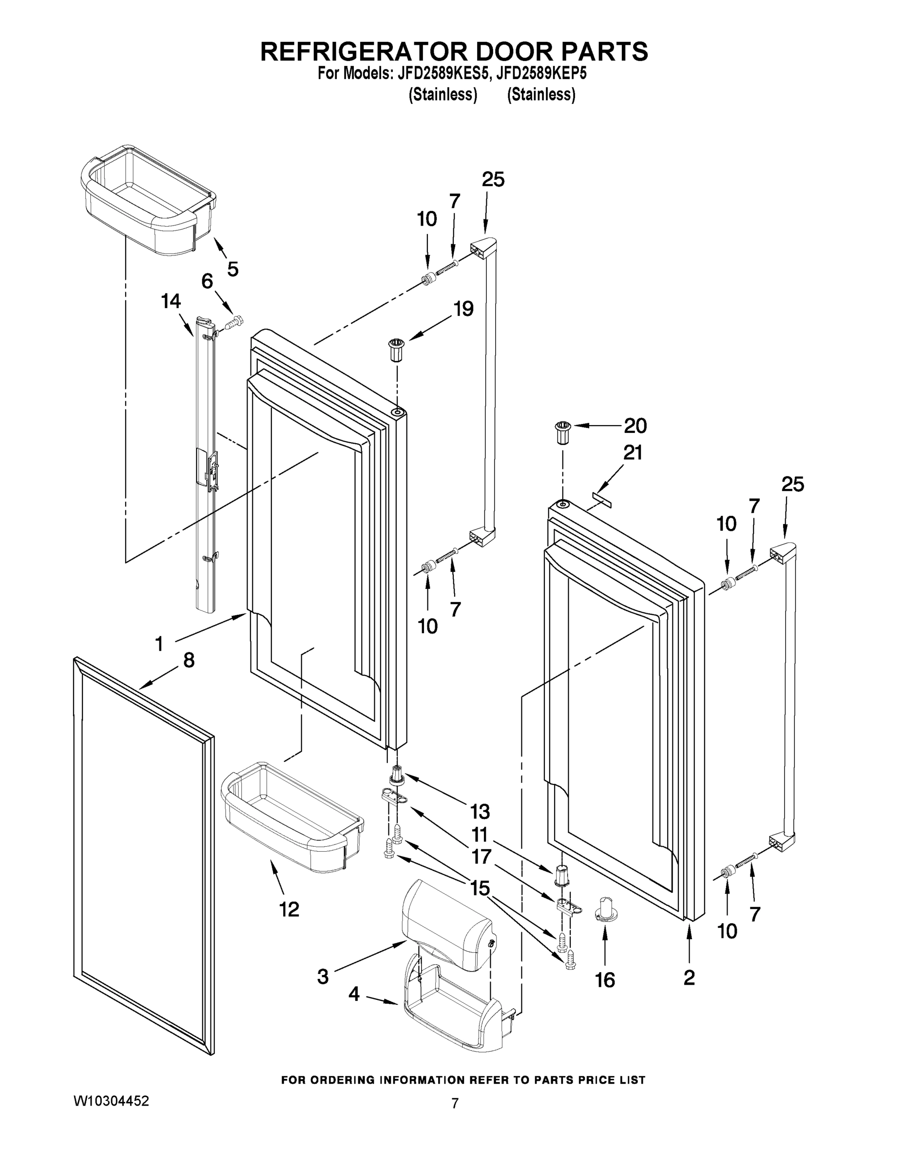 04 - REFRIGERATOR DOOR PARTS