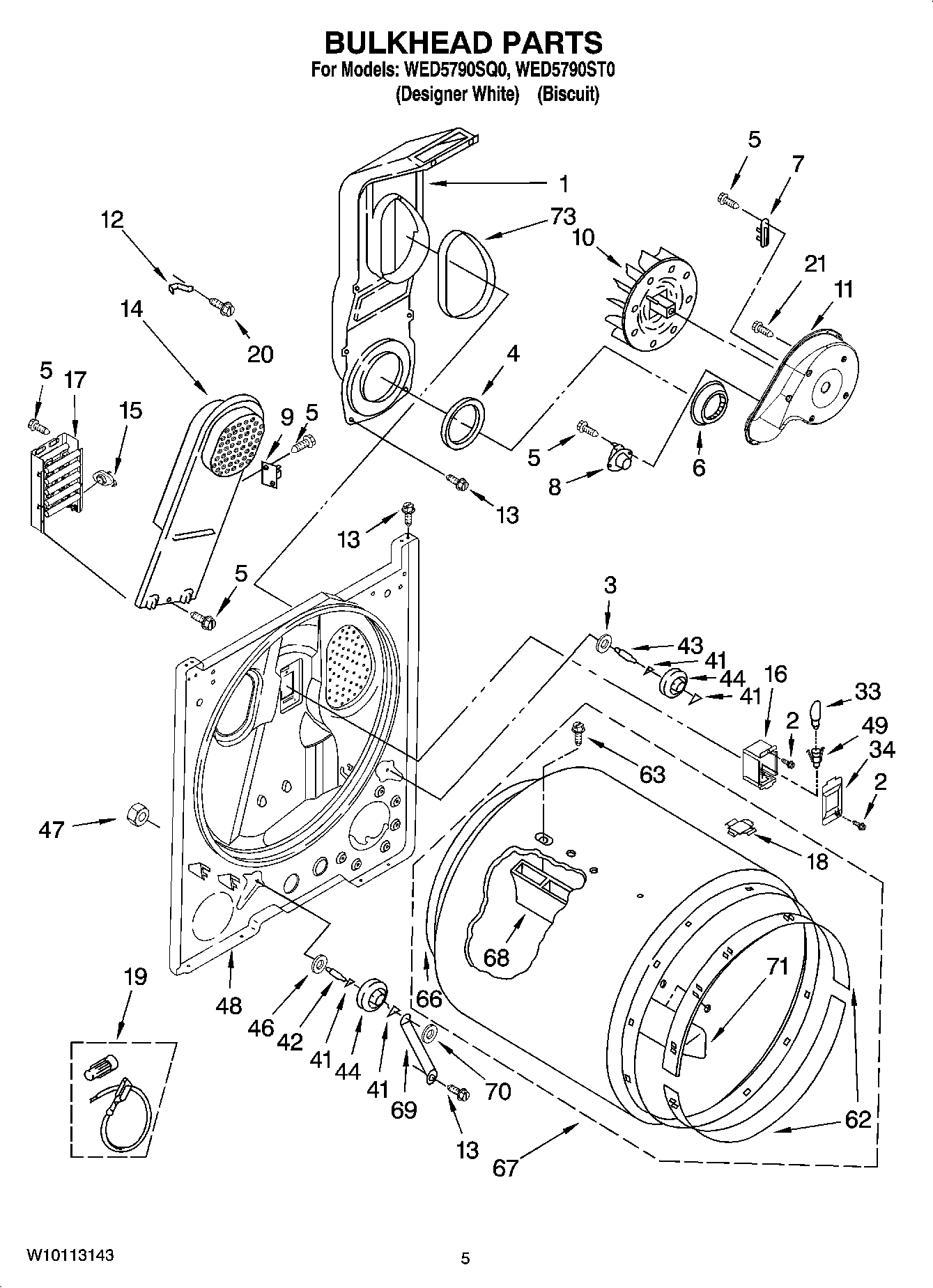 03 - BULKHEAD PARTS, OPTIONAL PARTS (NOT INCLUDED)