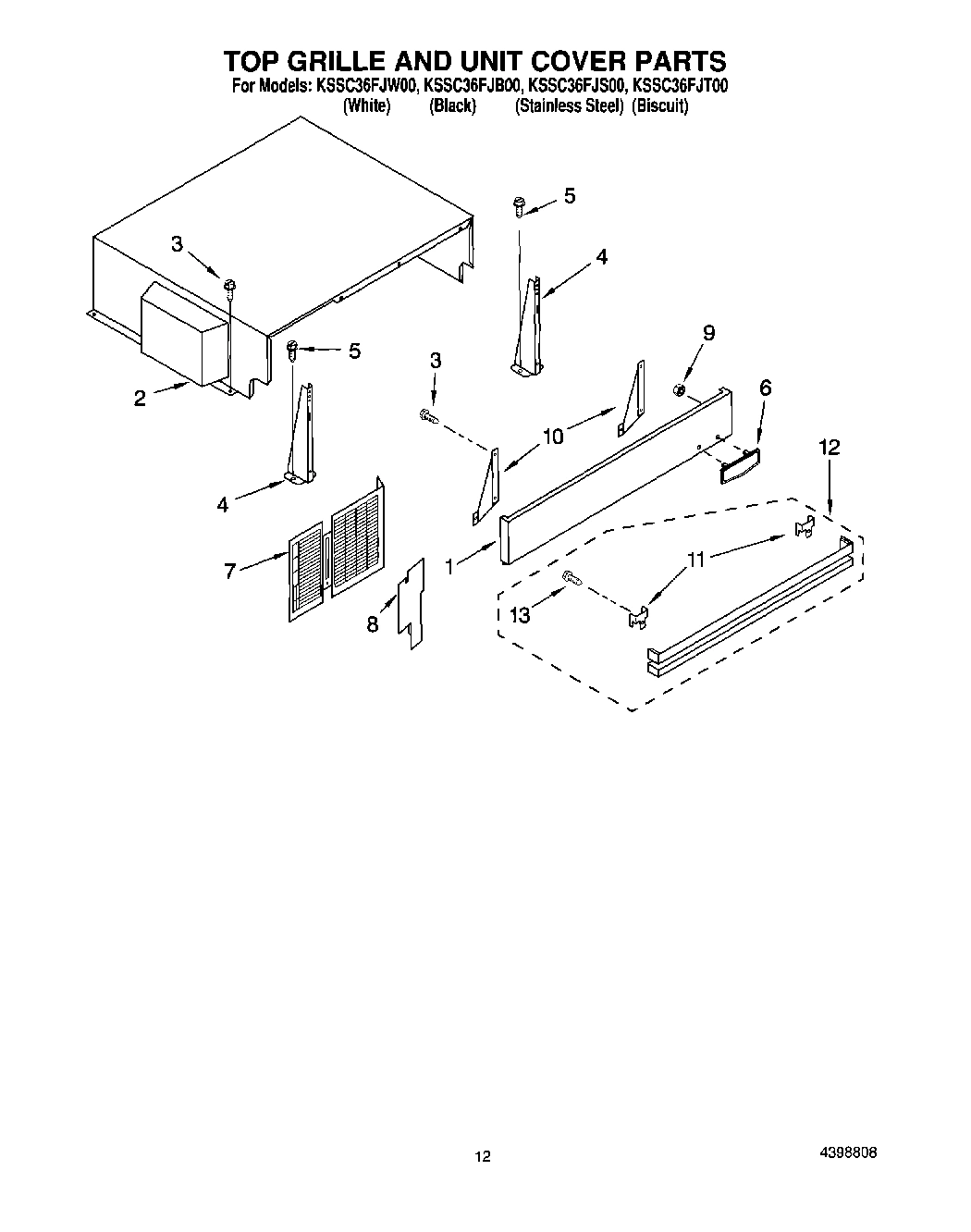 09 - TOP GRILLE AND UNIT COVER