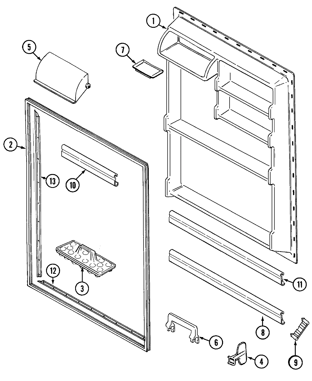 05 - FRESH FOOD INNER DOOR