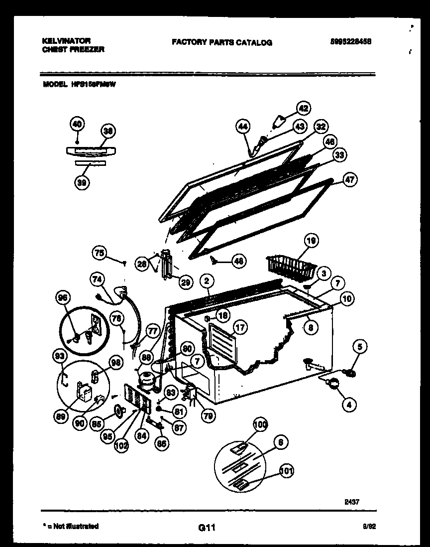 02 - CHEST FREEZER PARTS