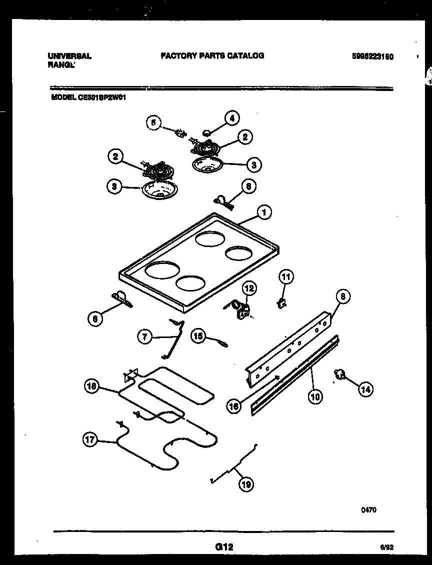 05 - COOKTOP AND BROILER PARTS