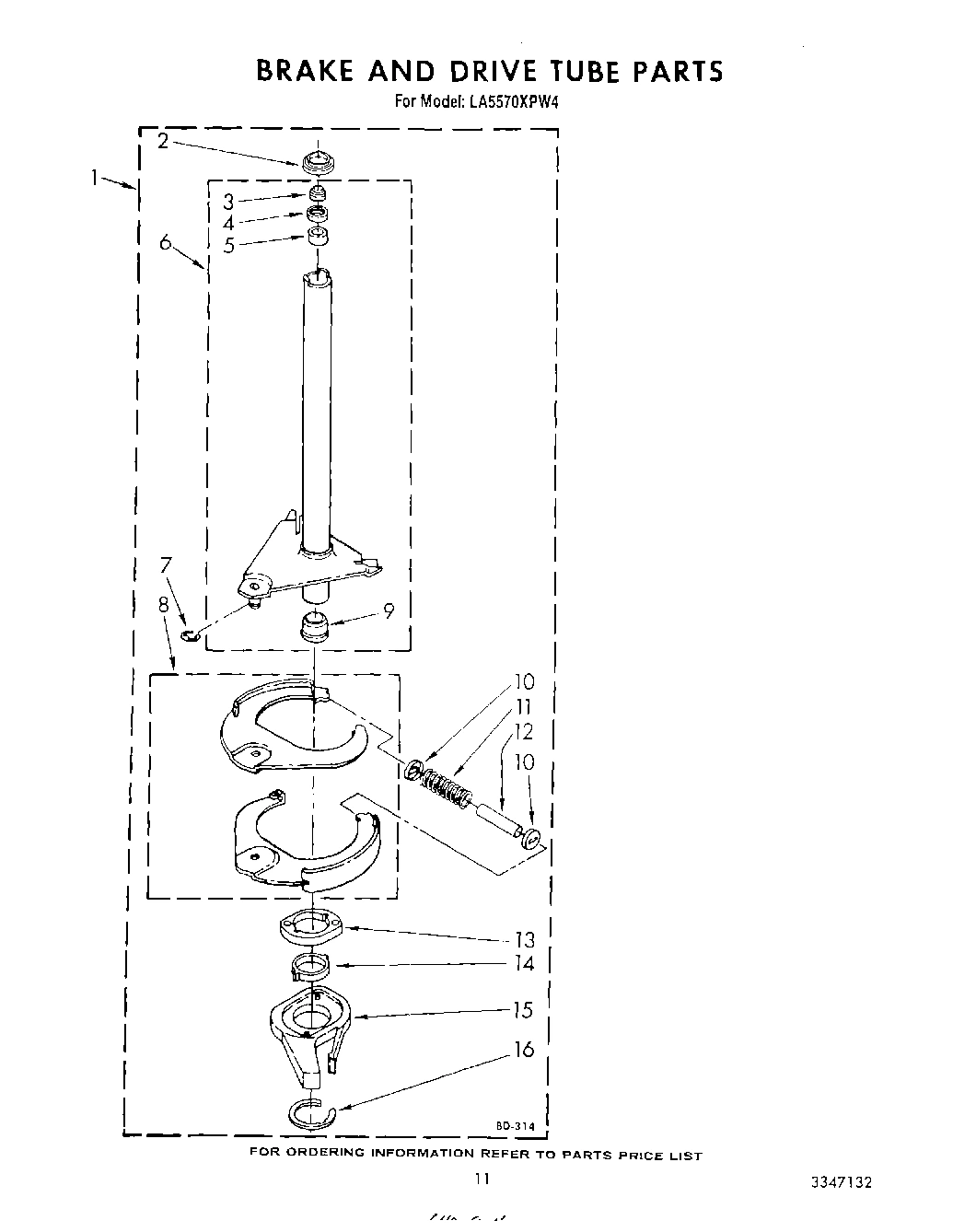 09 - BRAKE AND DRIVE TUBE