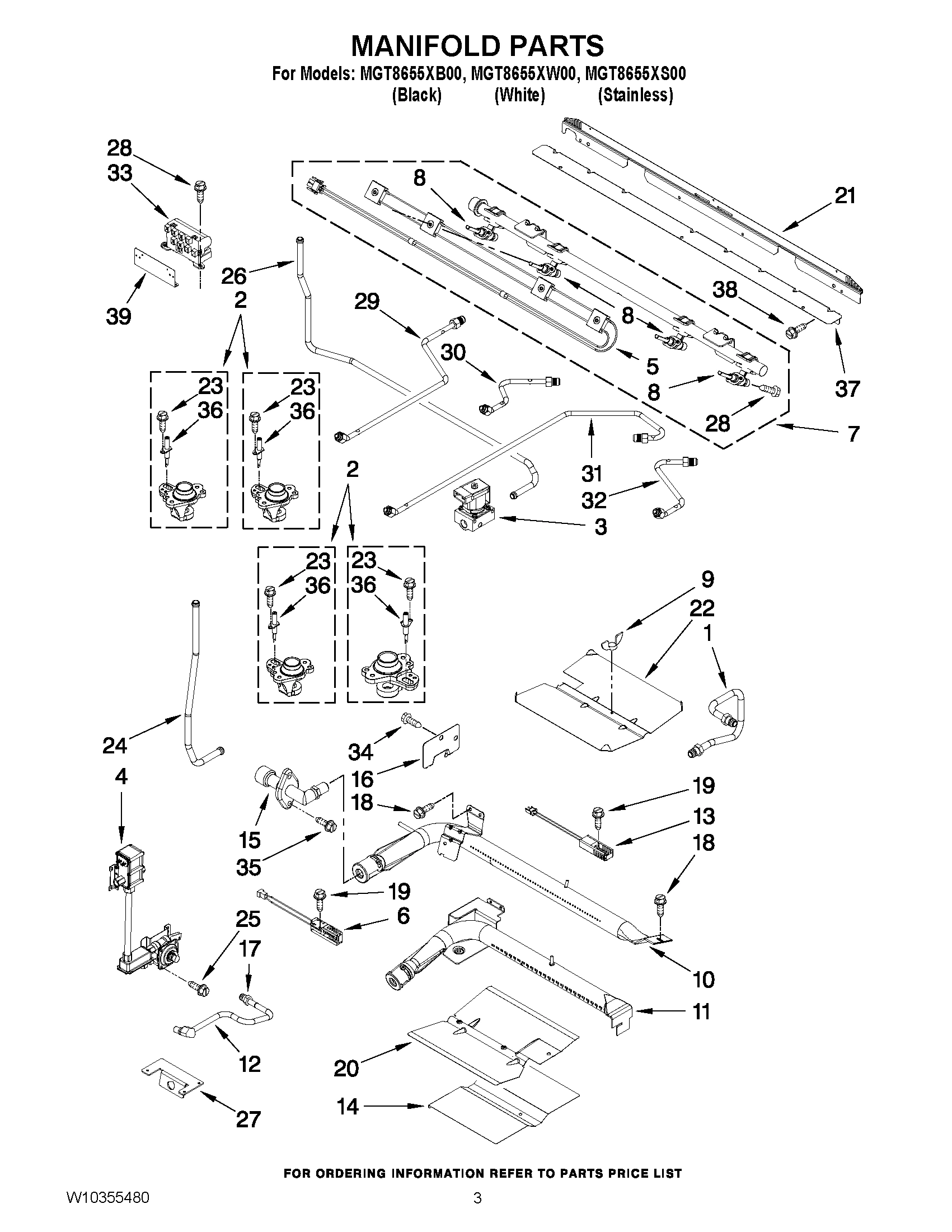 03 - MANIFOLD PARTS