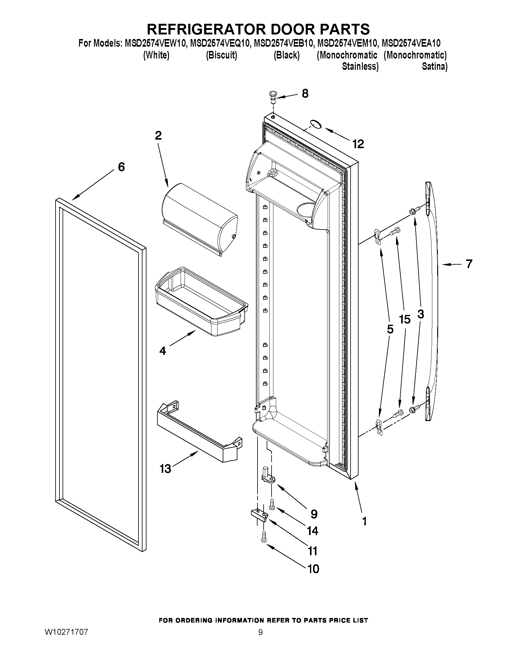 06 - REFRIGERATOR DOOR PARTS