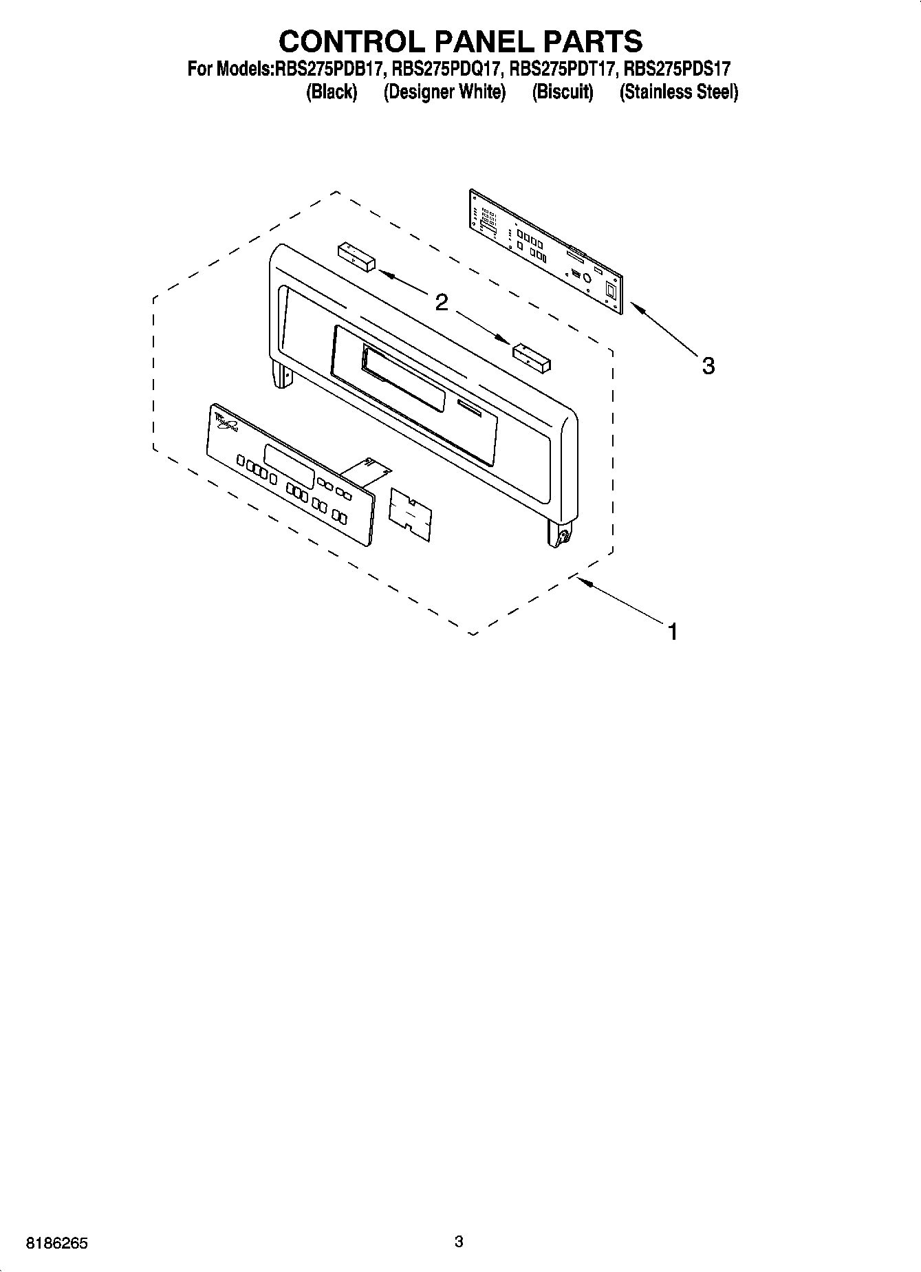 02 - CONTROL PANEL PARTS