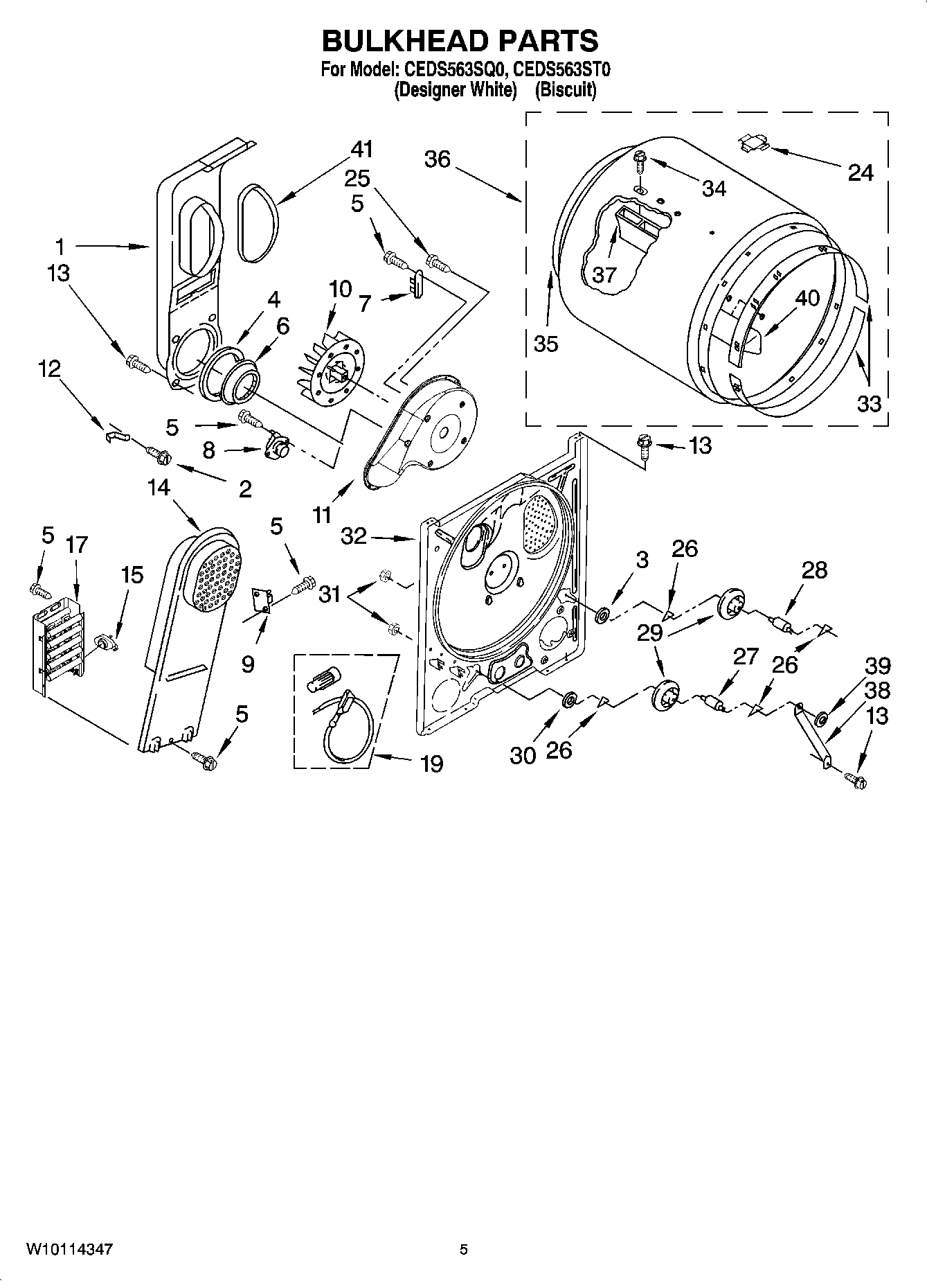 03 - BULKHEAD PARTS, OPTIONAL PARTS (NOT INCLUDED)