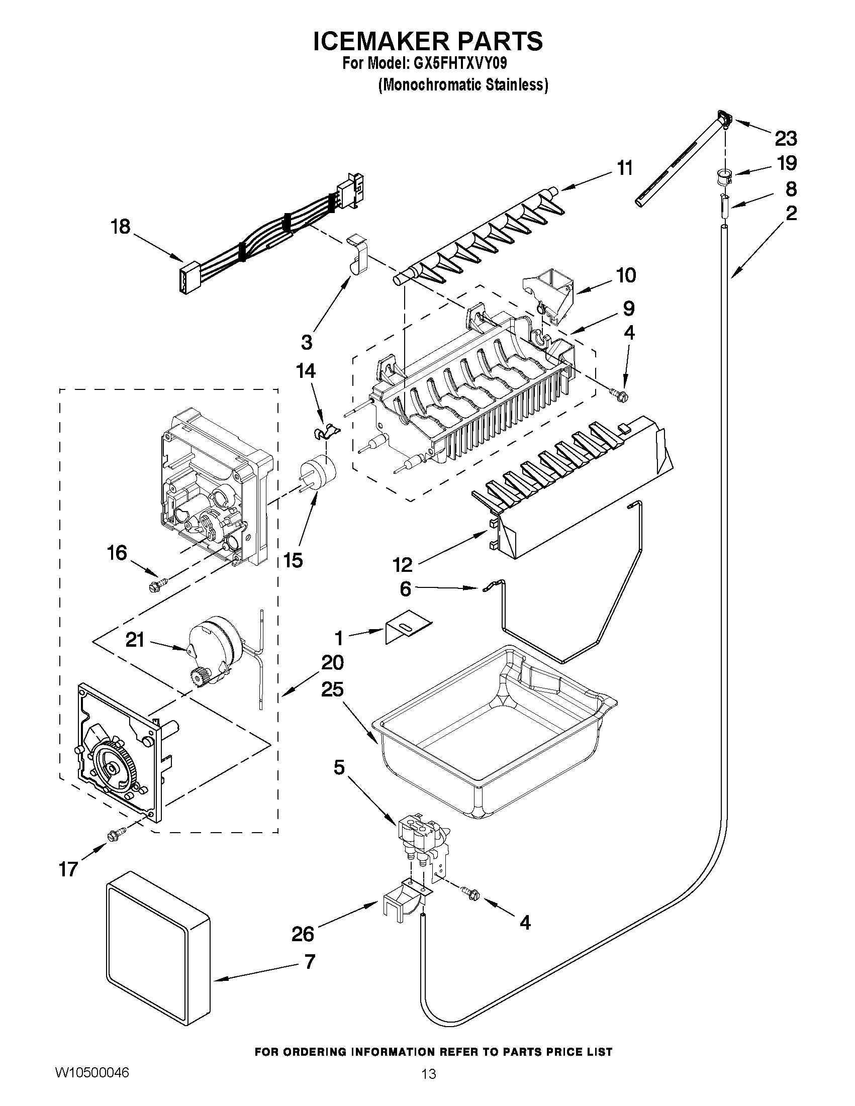 08 - ICEMAKER PARTS