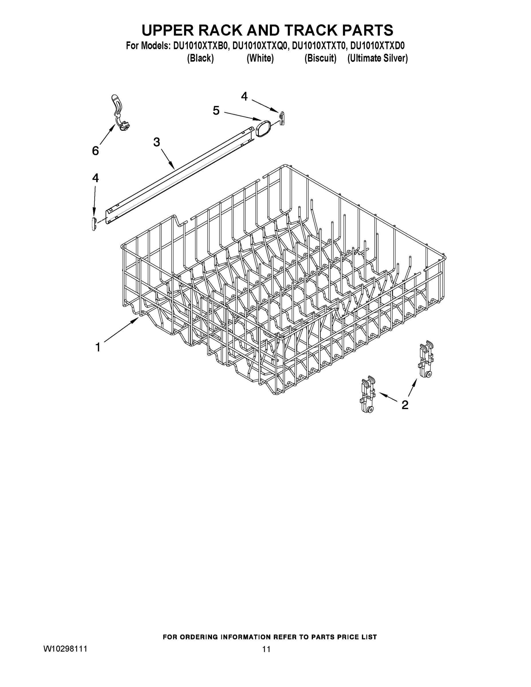 09 - UPPER RACK AND TRACK PARTS