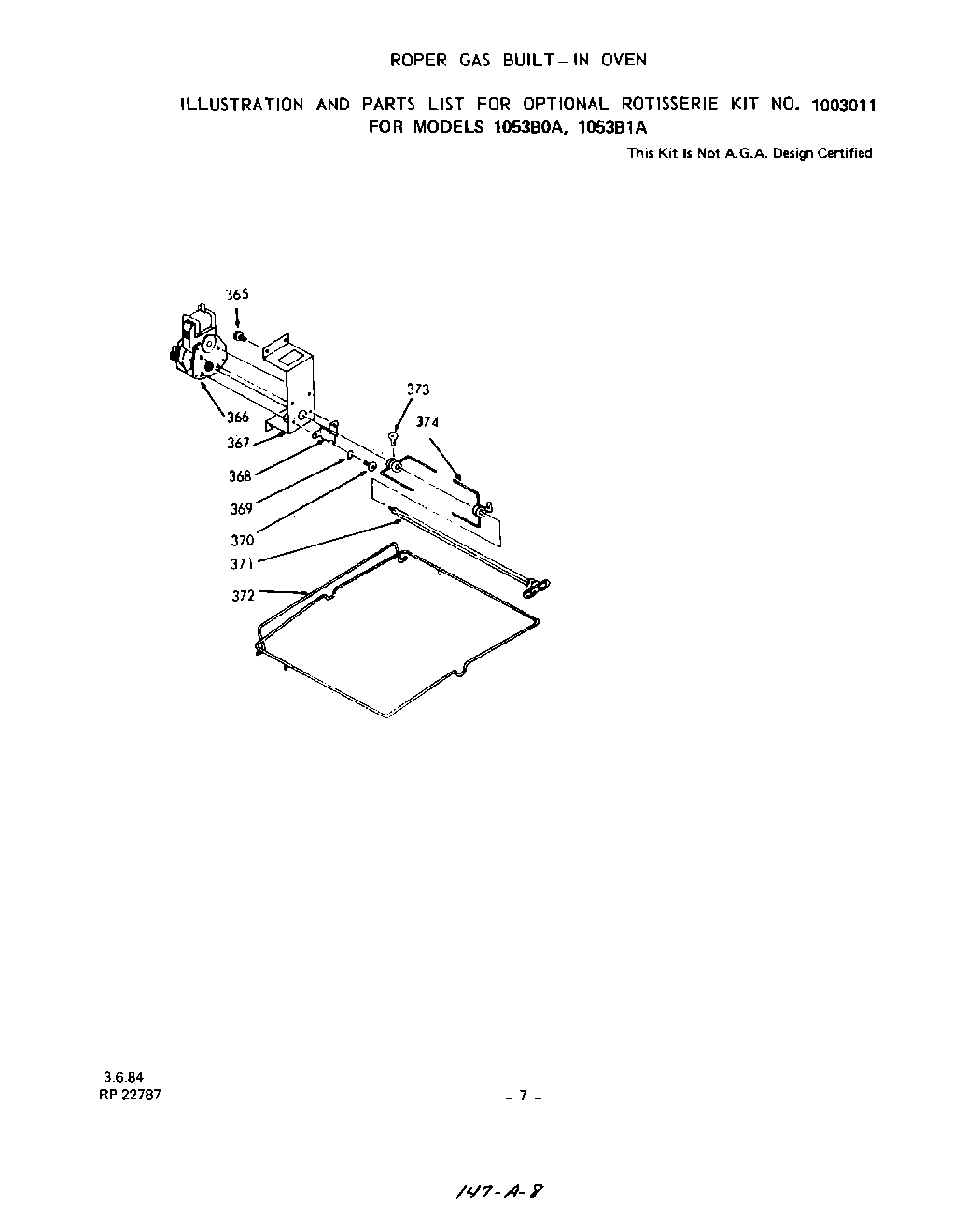 06 - OPTIONAL ROTISSERIE KIT