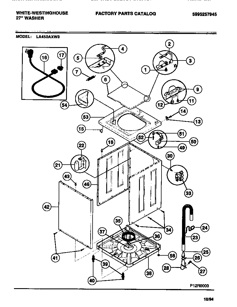 02 - CABINET, TOP PANEL, BASE