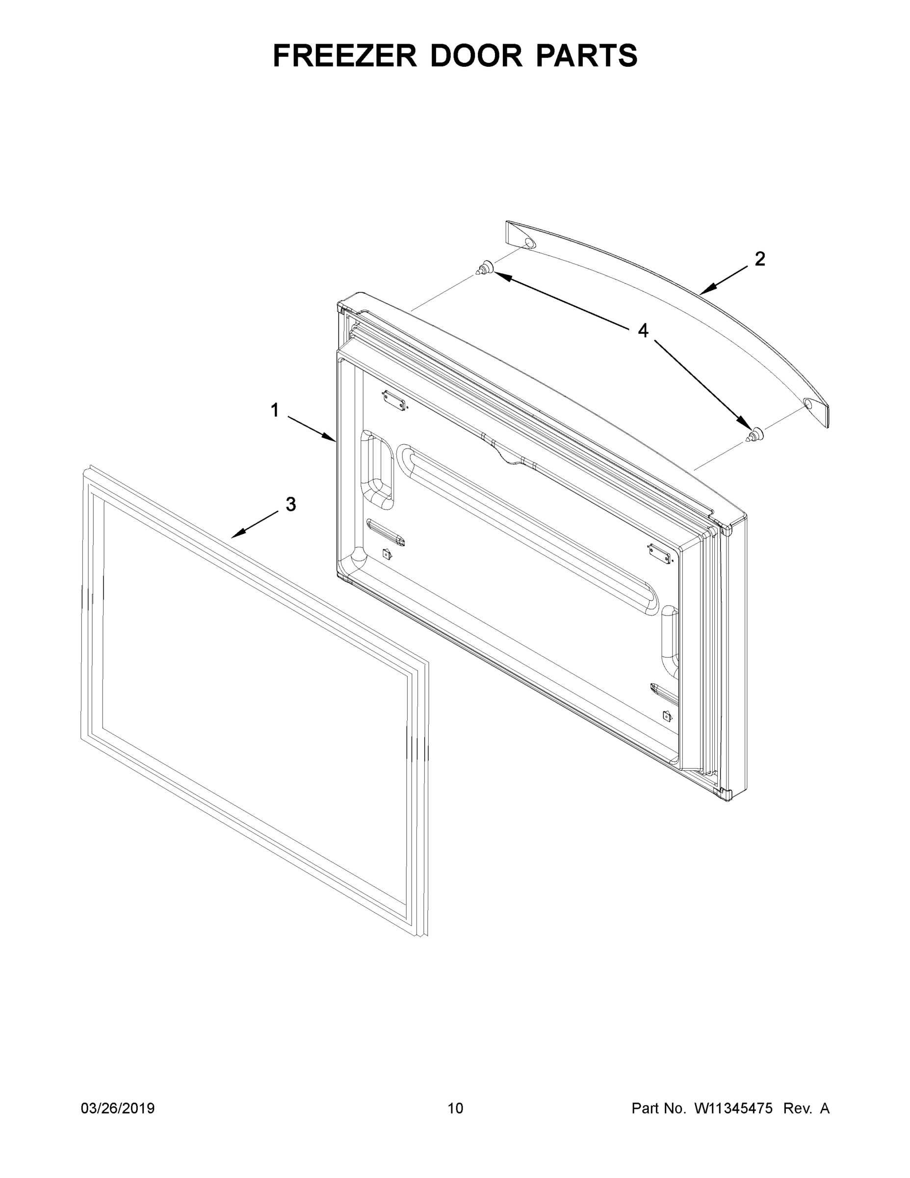 06 - FREEZER DOOR PARTS